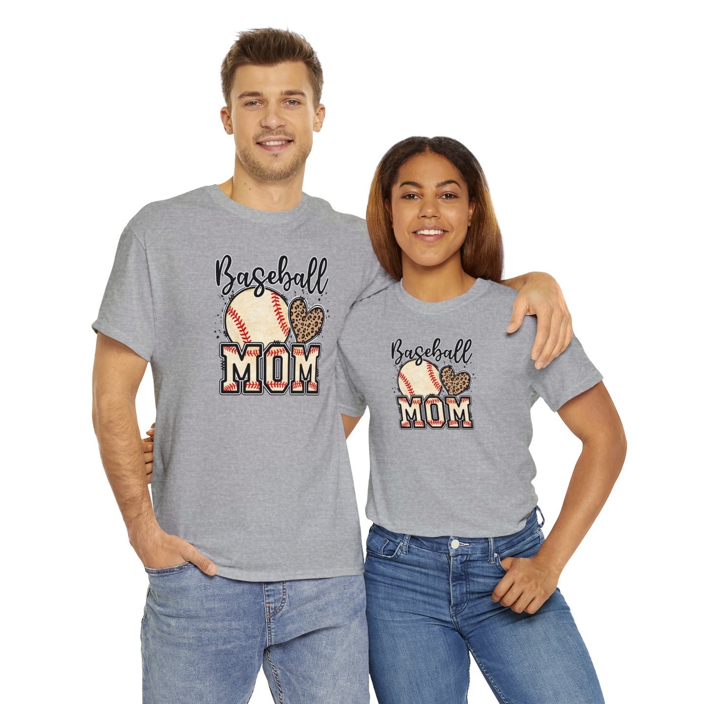 Baseball MOM shirt Unisex Heavy Cotton Tee