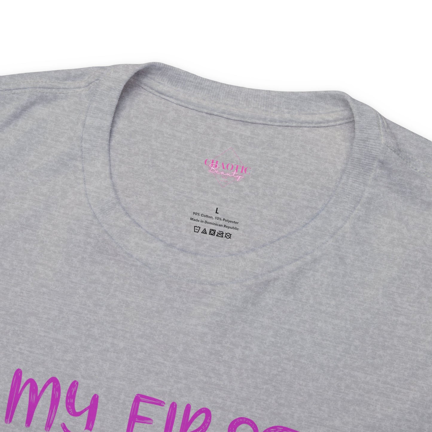 My 1st Mothers Day as a Mom Pink Unisex Heavy Cotton Tee