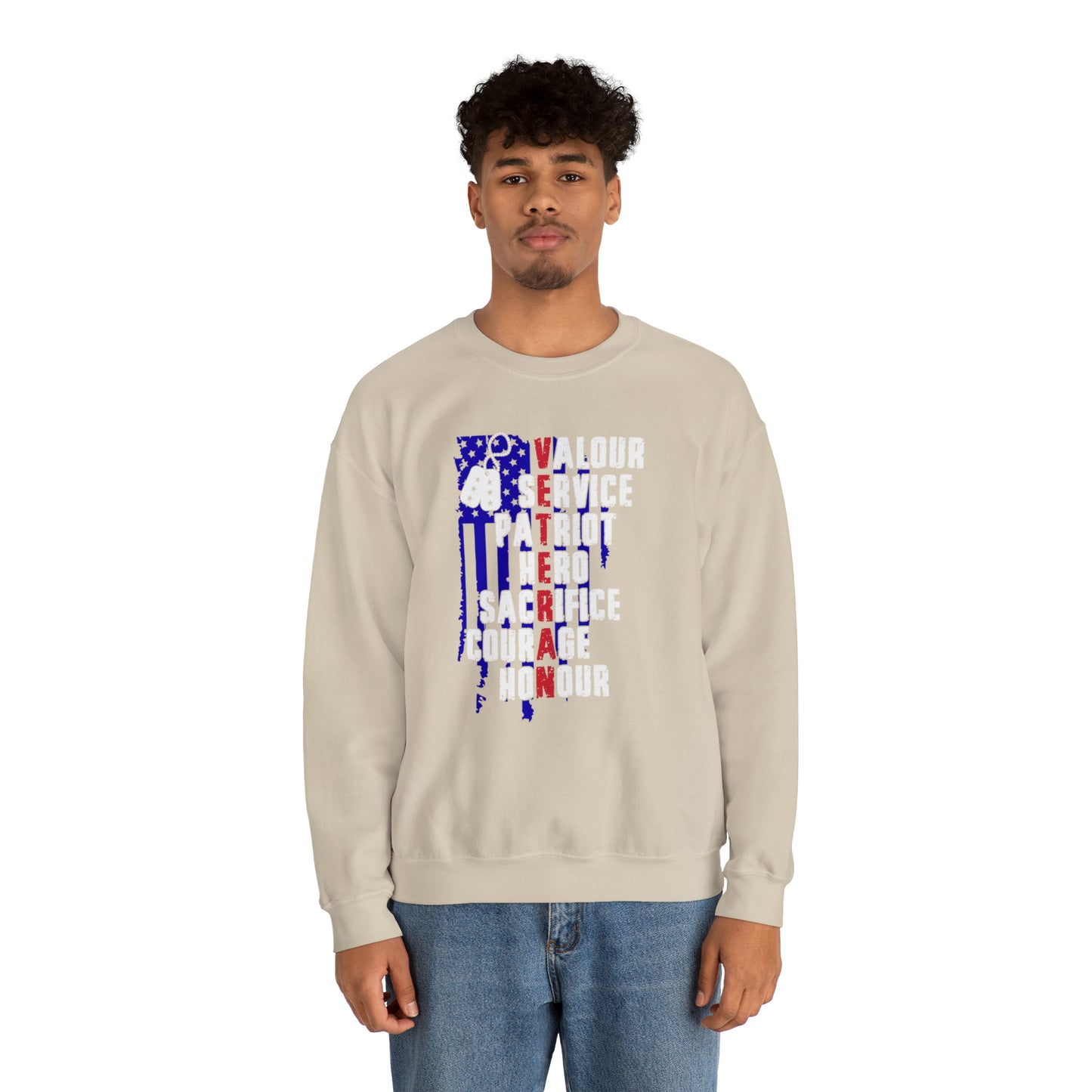 V.E.T.E.R.A.N Unisex Heavy Blend™ Crewneck Sweatshirt