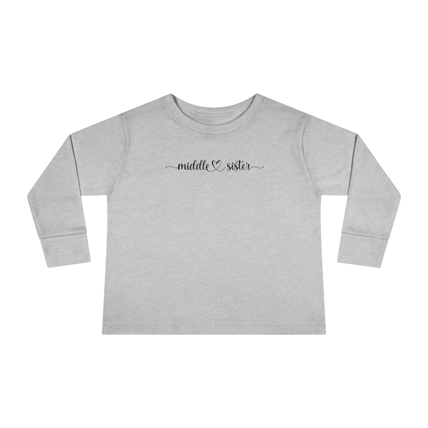 Middle Sister Toddler Long Sleeve Tee