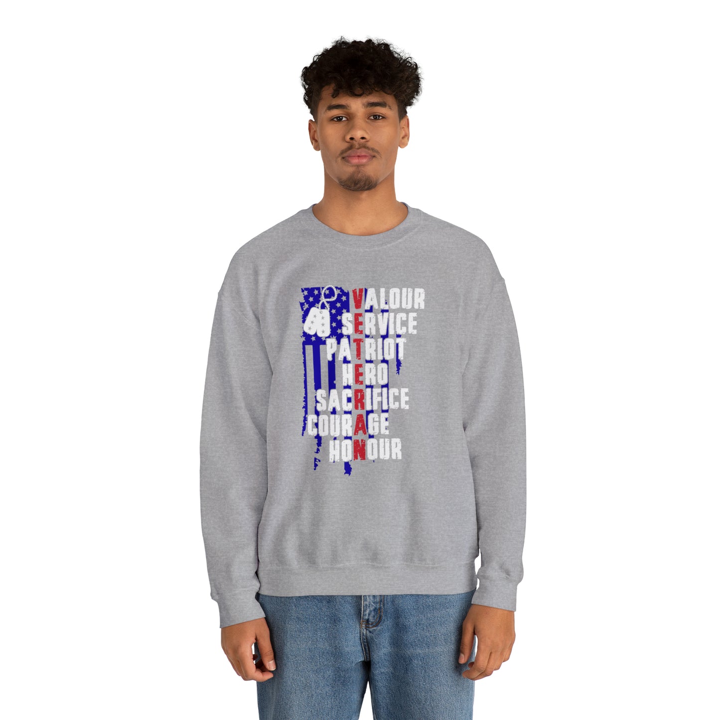 V.E.T.E.R.A.N Unisex Heavy Blend™ Crewneck Sweatshirt