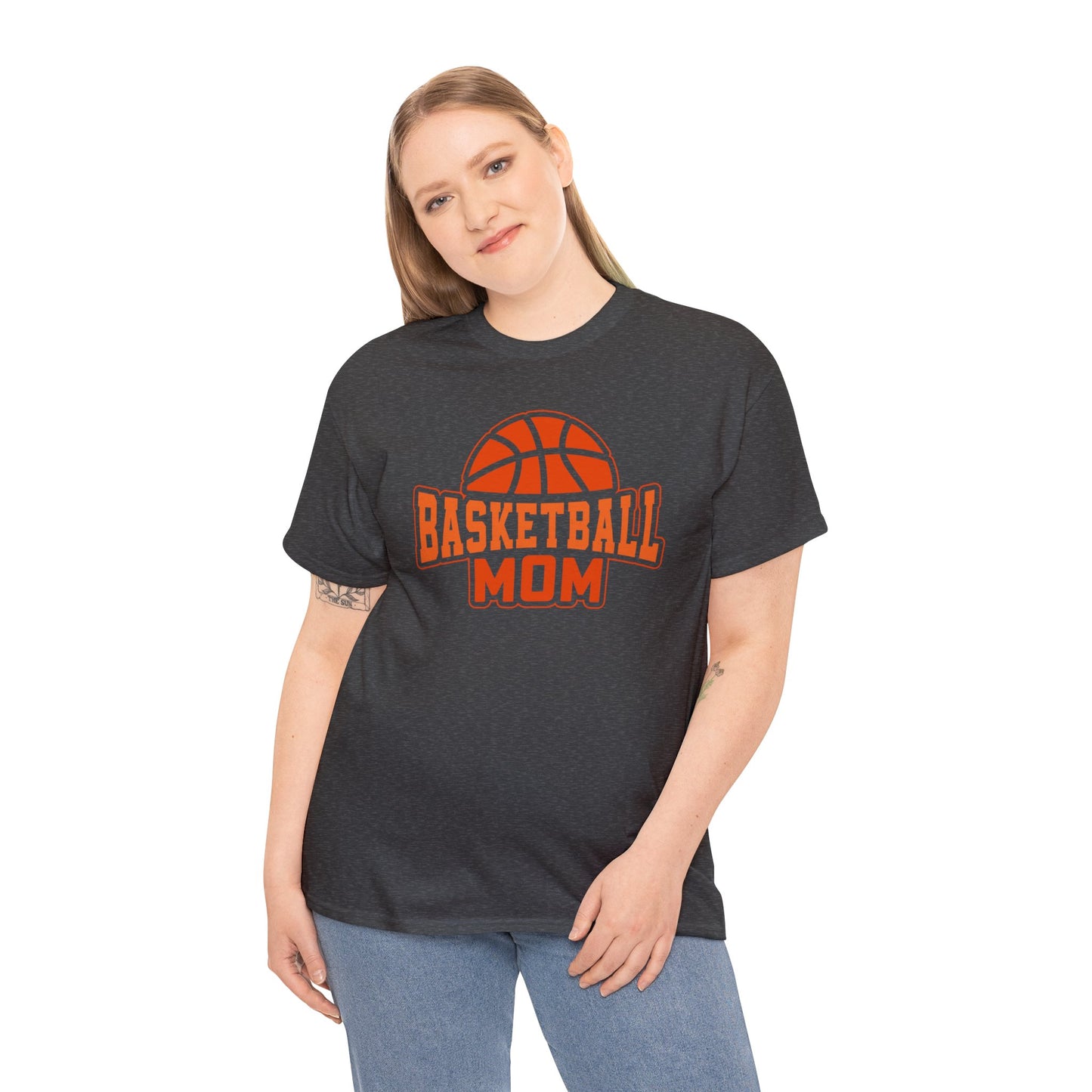 Basketball Mom Unisex Heavy Cotton Tee