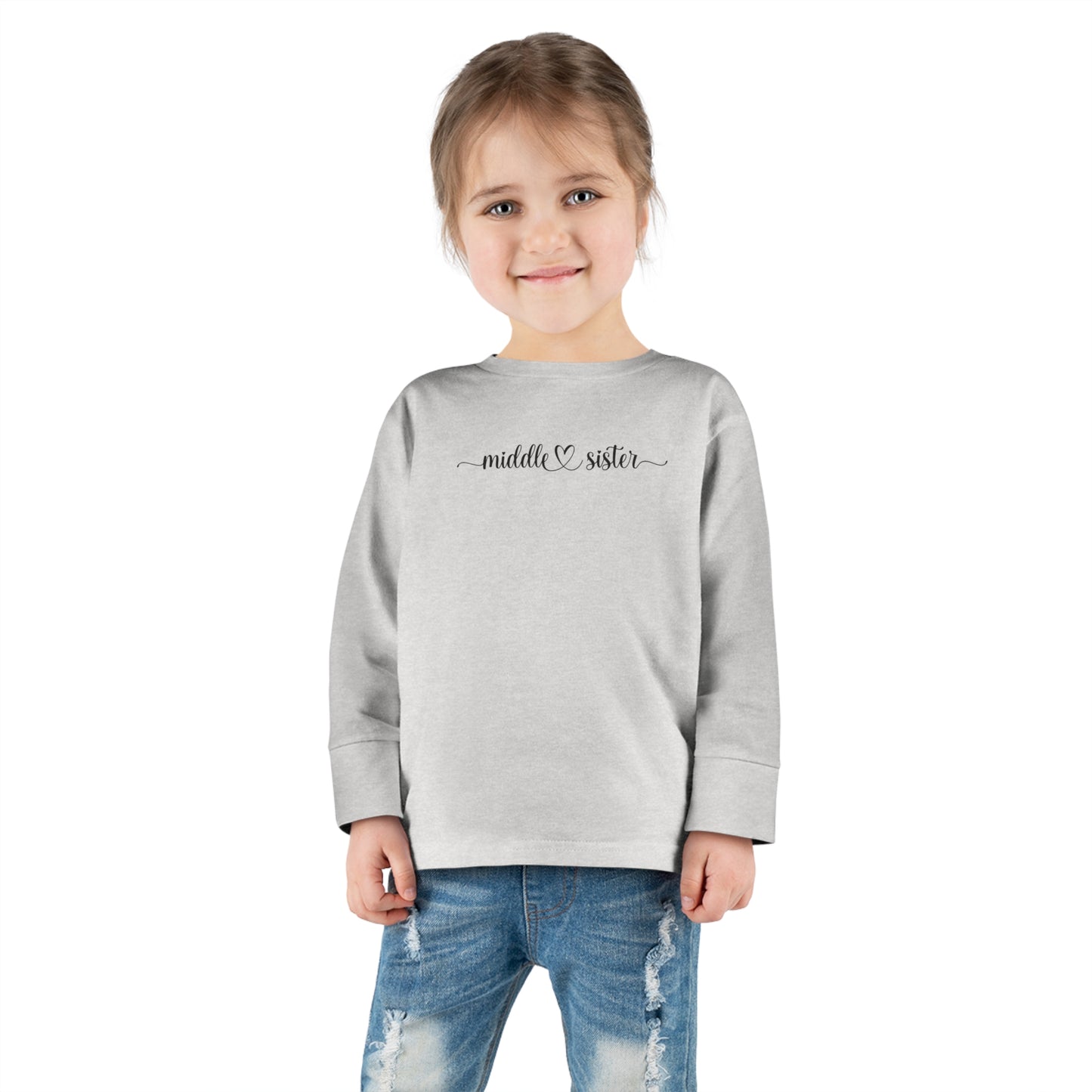 Middle Sister Toddler Long Sleeve Tee