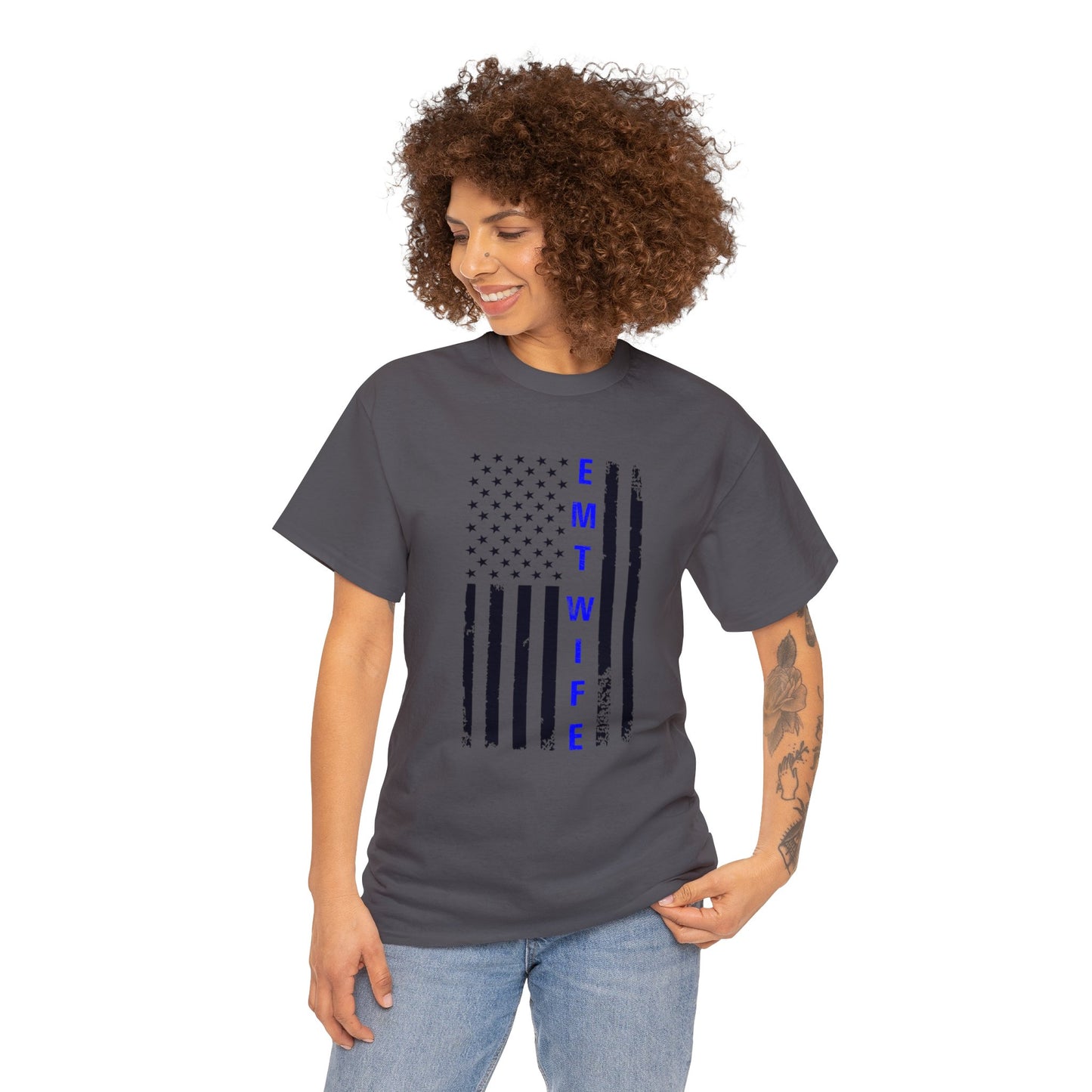 EMT Wife Unisex Heavy Cotton Tee