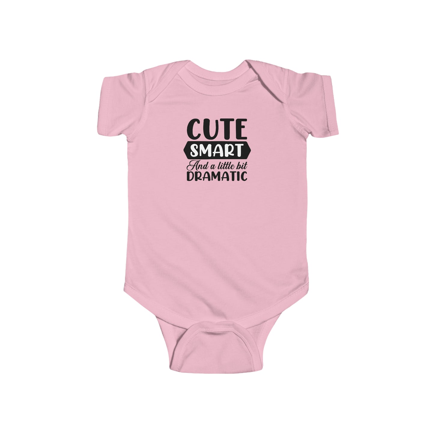 Cute Smart & Little Dramatic Infant Fine Jersey Bodysuit