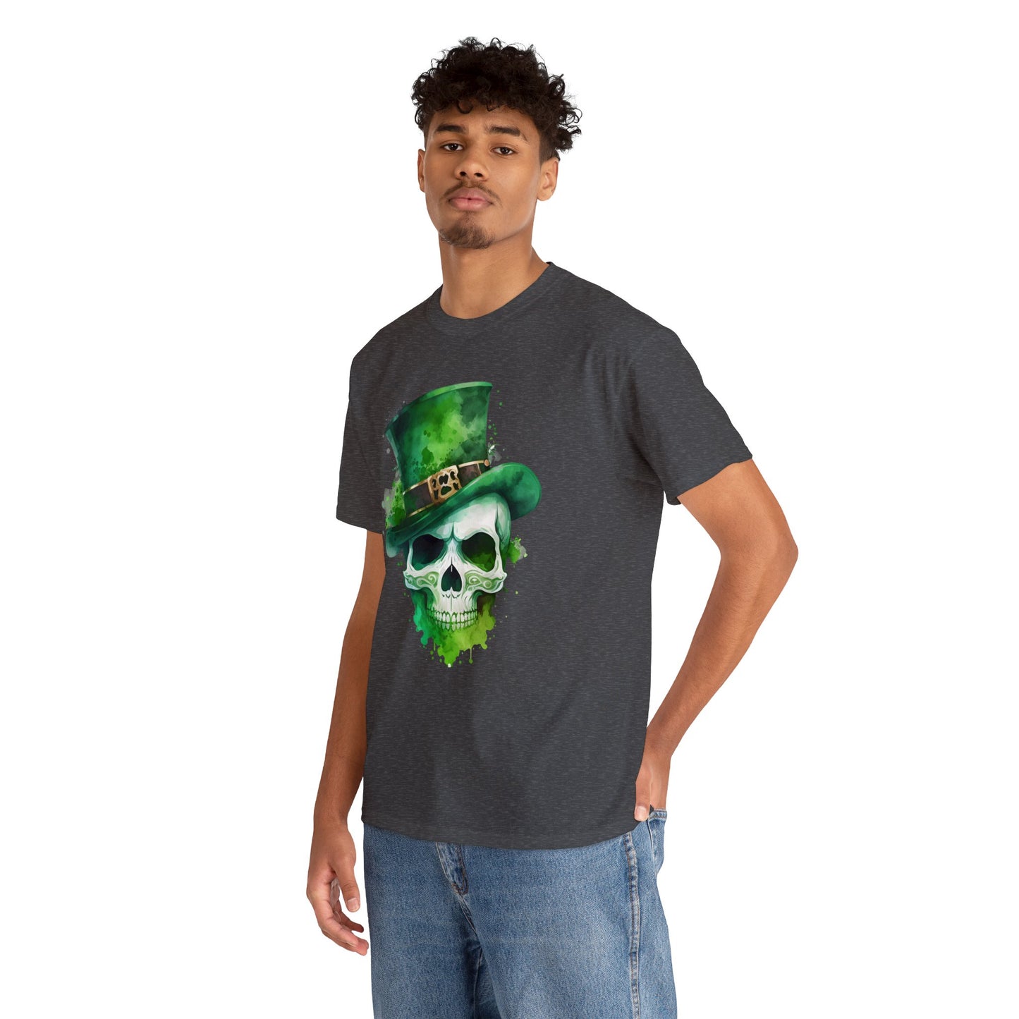 St. Patty's Skull Unisex Heavy Cotton Tee