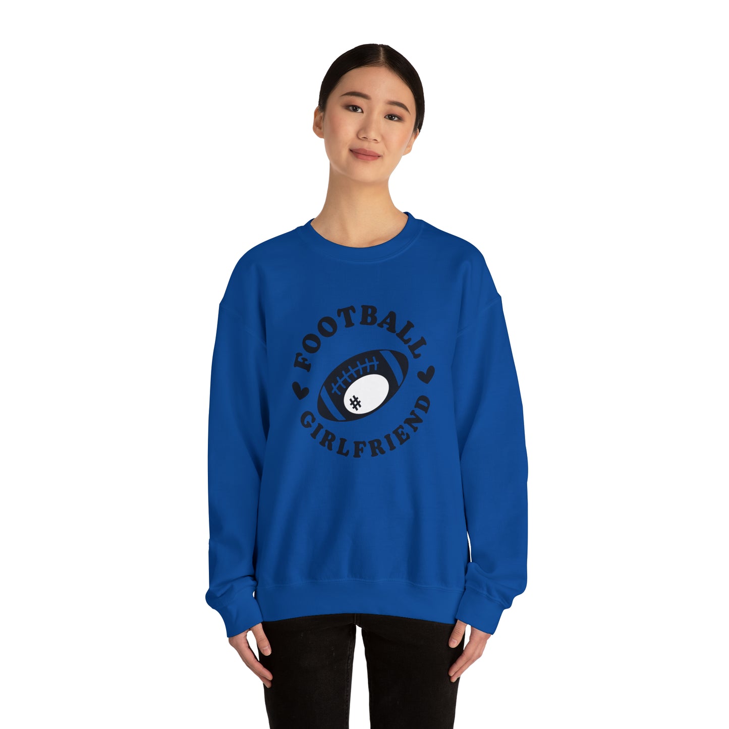 Football Girlfriend Unisex Heavy Blend™ Crewneck Sweatshirt