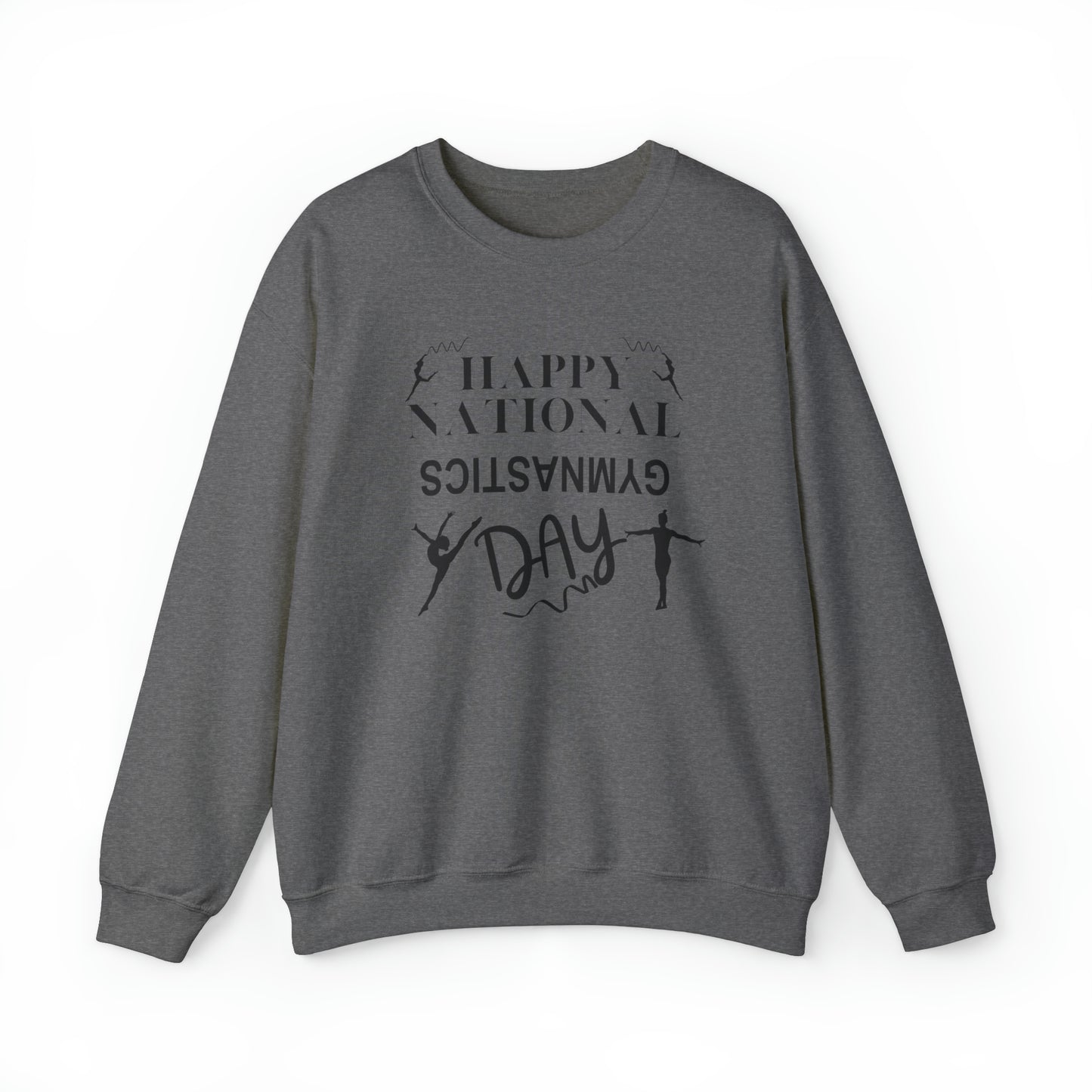 Happy National Gymnastics Day Unisex Heavy Blend™ Crewneck Sweatshirt