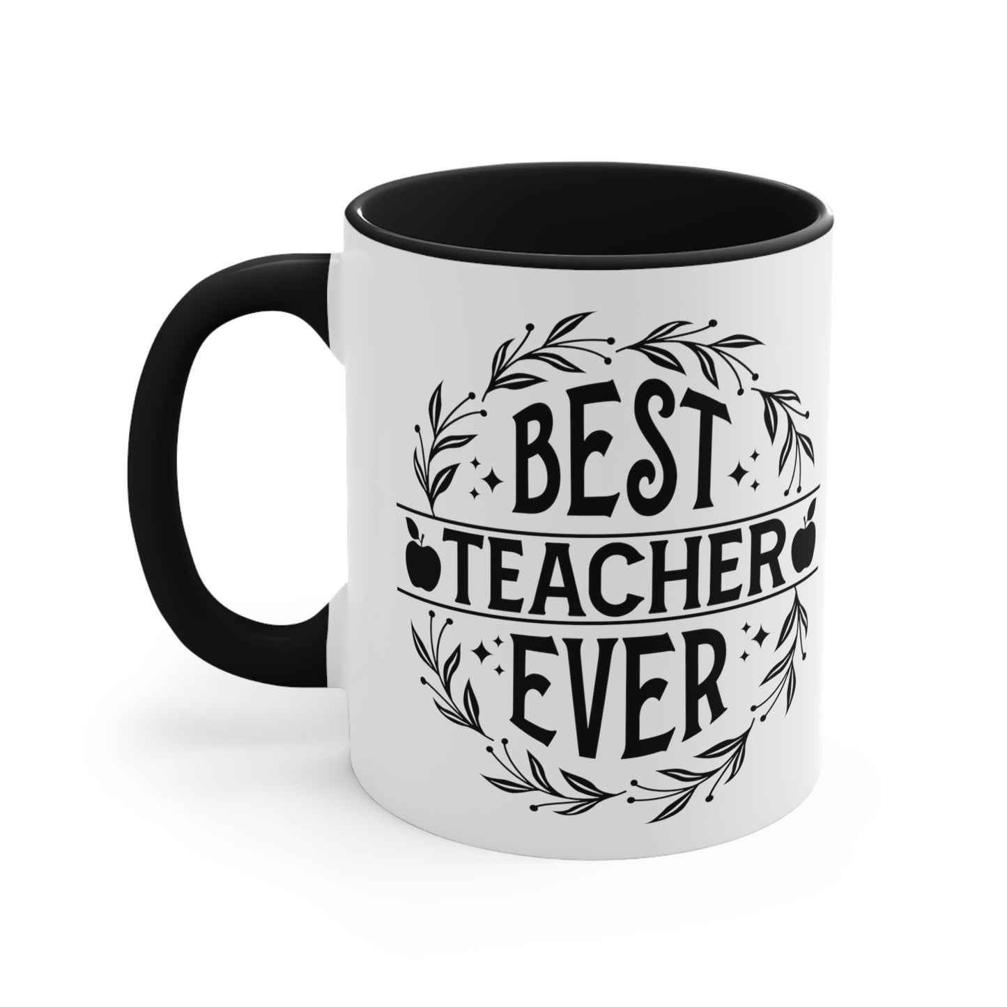 Best Teacher Ever Accent Coffee Mug, 11oz