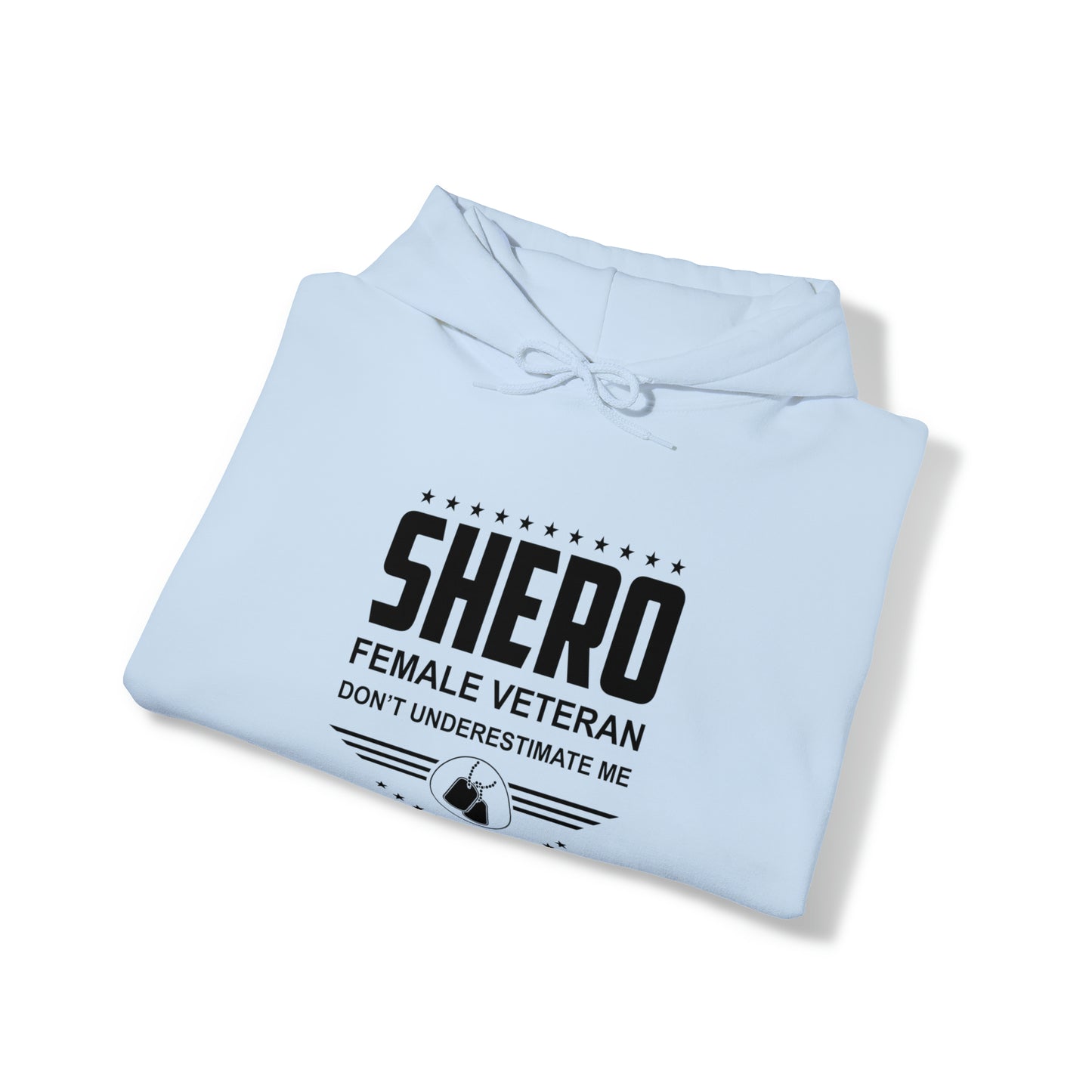 SHERO Female Veteran Unisex Heavy Blend™ Hooded Sweatshirt