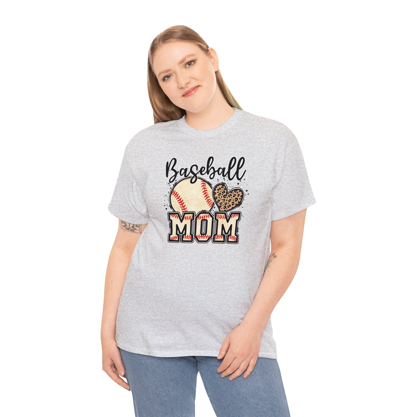 Baseball MOM shirt Unisex Heavy Cotton Tee