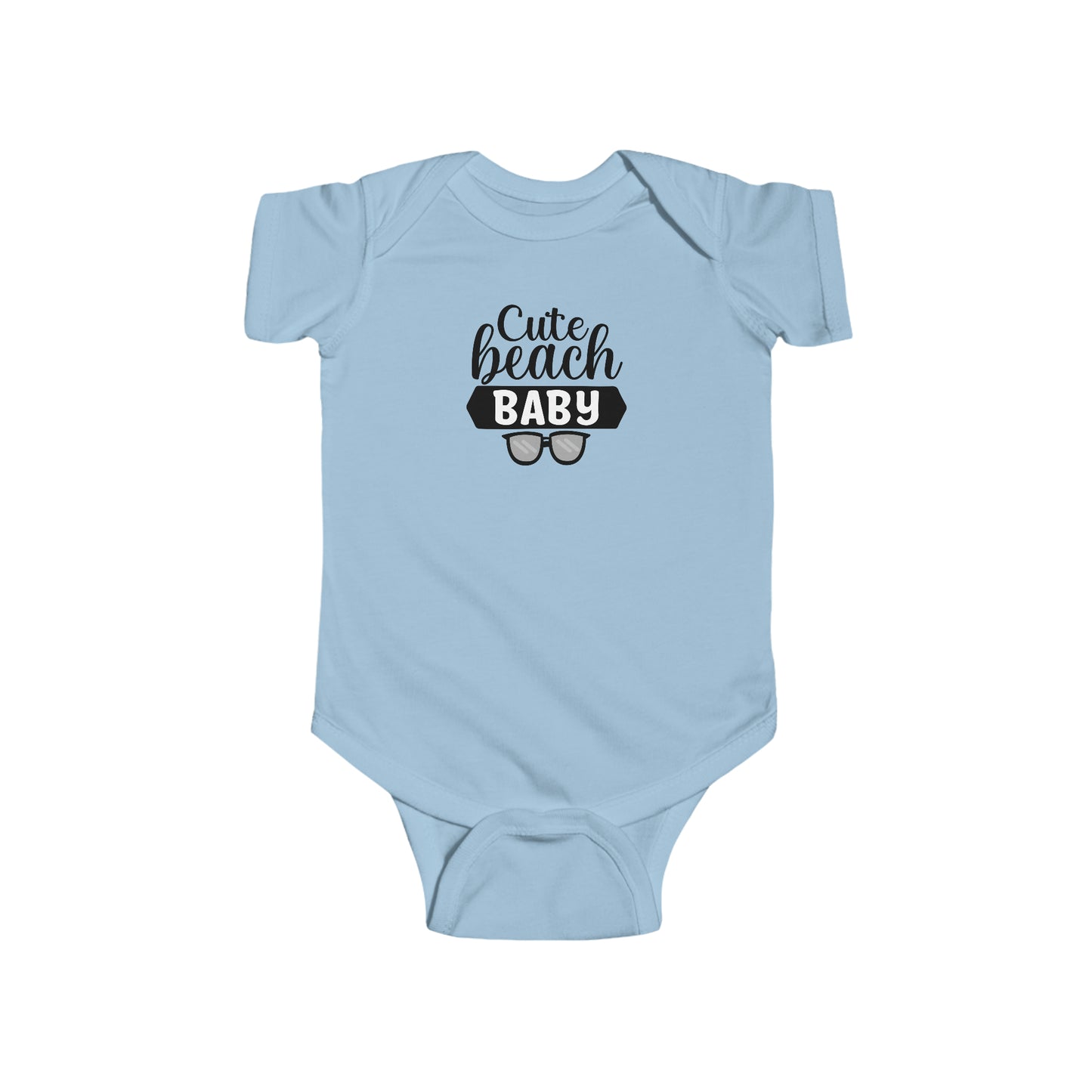 Beach Baby Infant Fine Jersey Bodysuit
