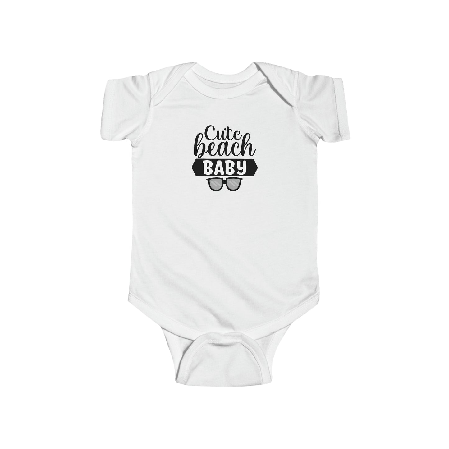 Beach Baby Infant Fine Jersey Bodysuit