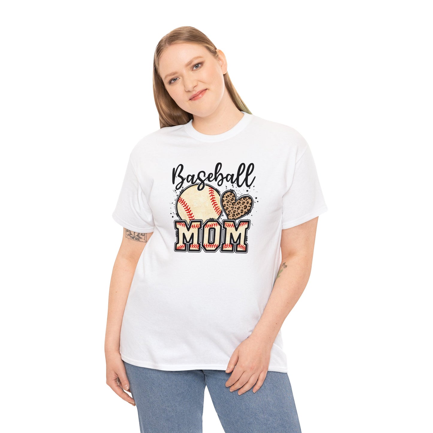 Baseball MOM shirt Unisex Heavy Cotton Tee