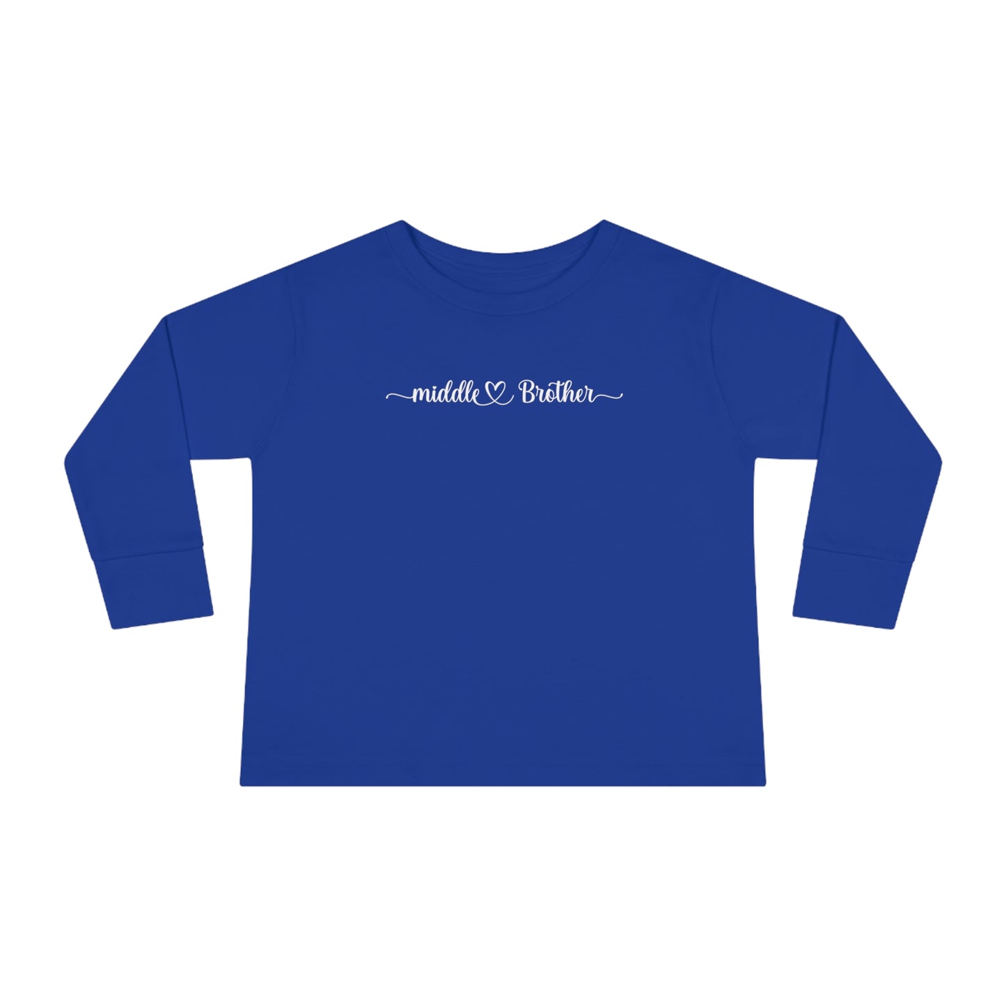 Middle Brother Toddler Long Sleeve Tee