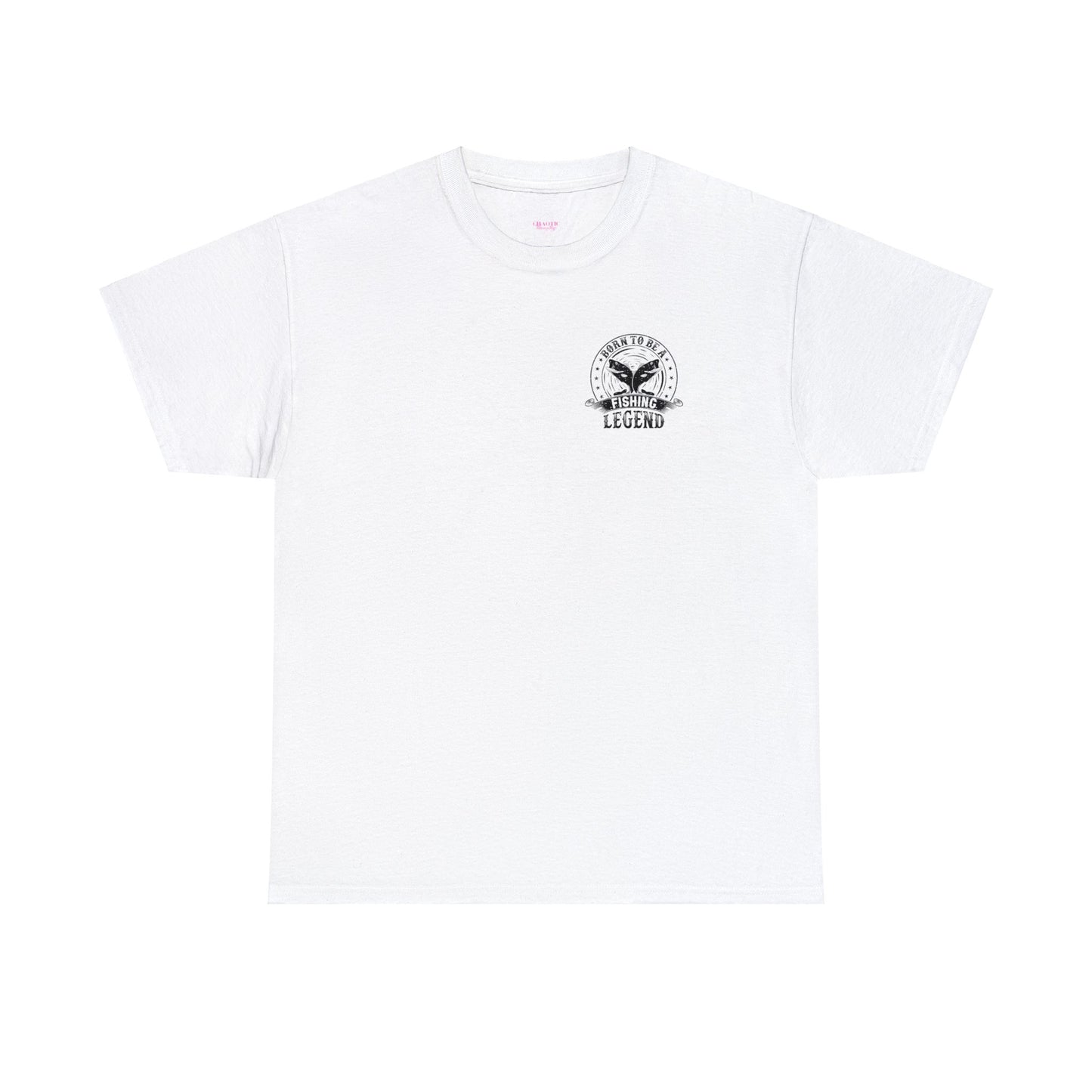 Born To Be A Fishing Legend Unisex Heavy Cotton Tee