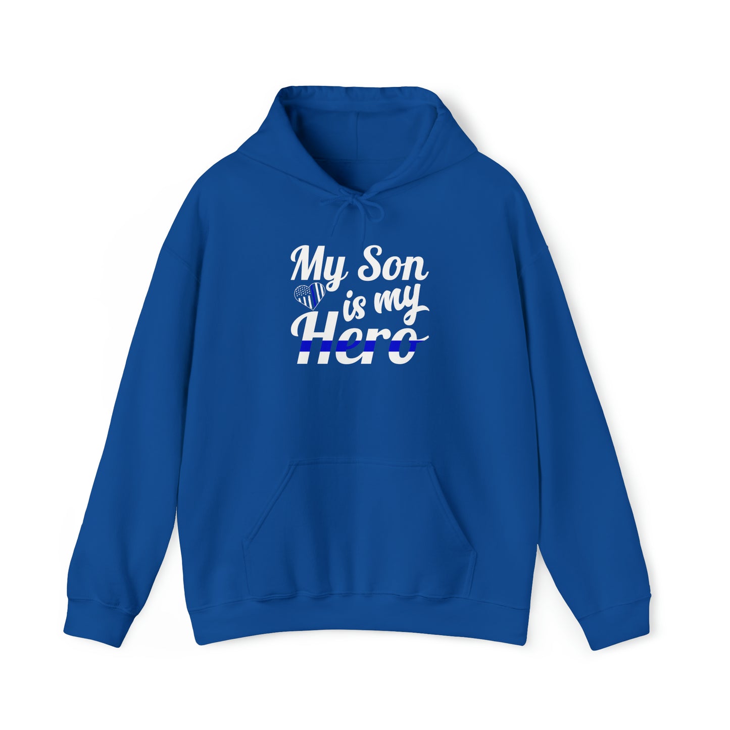 My Son My Hero Police Unisex Heavy Blend™ Hooded Sweatshirt
