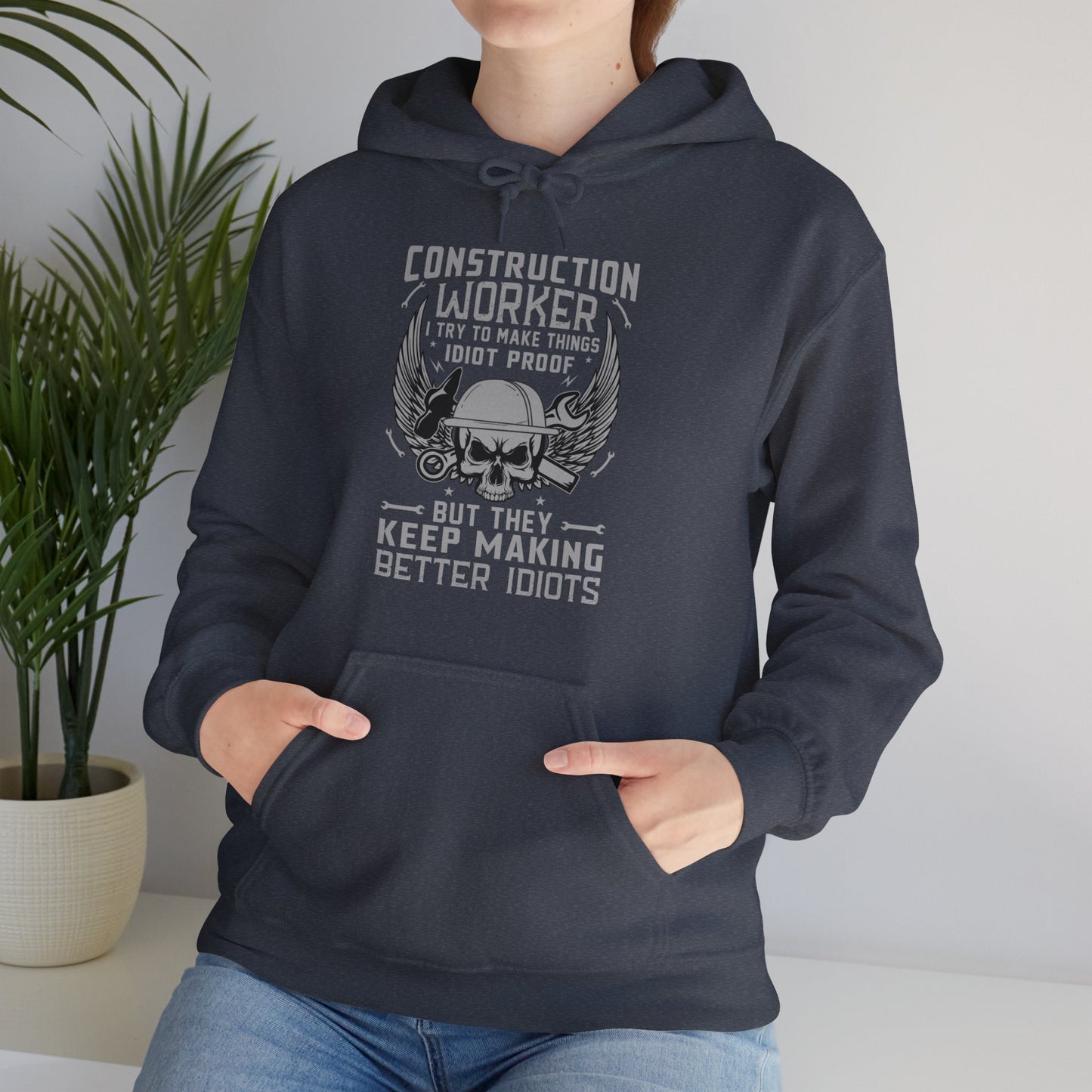 Contruction Worker Unisex Heavy Blend™ Hooded Sweatshirt