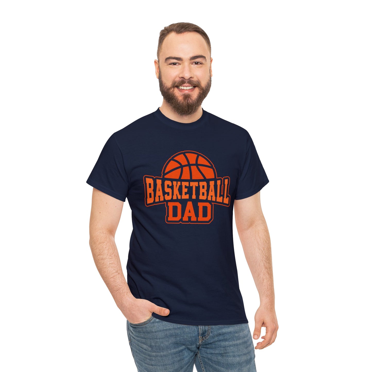 Basketball Dad Unisex Heavy Cotton Tee