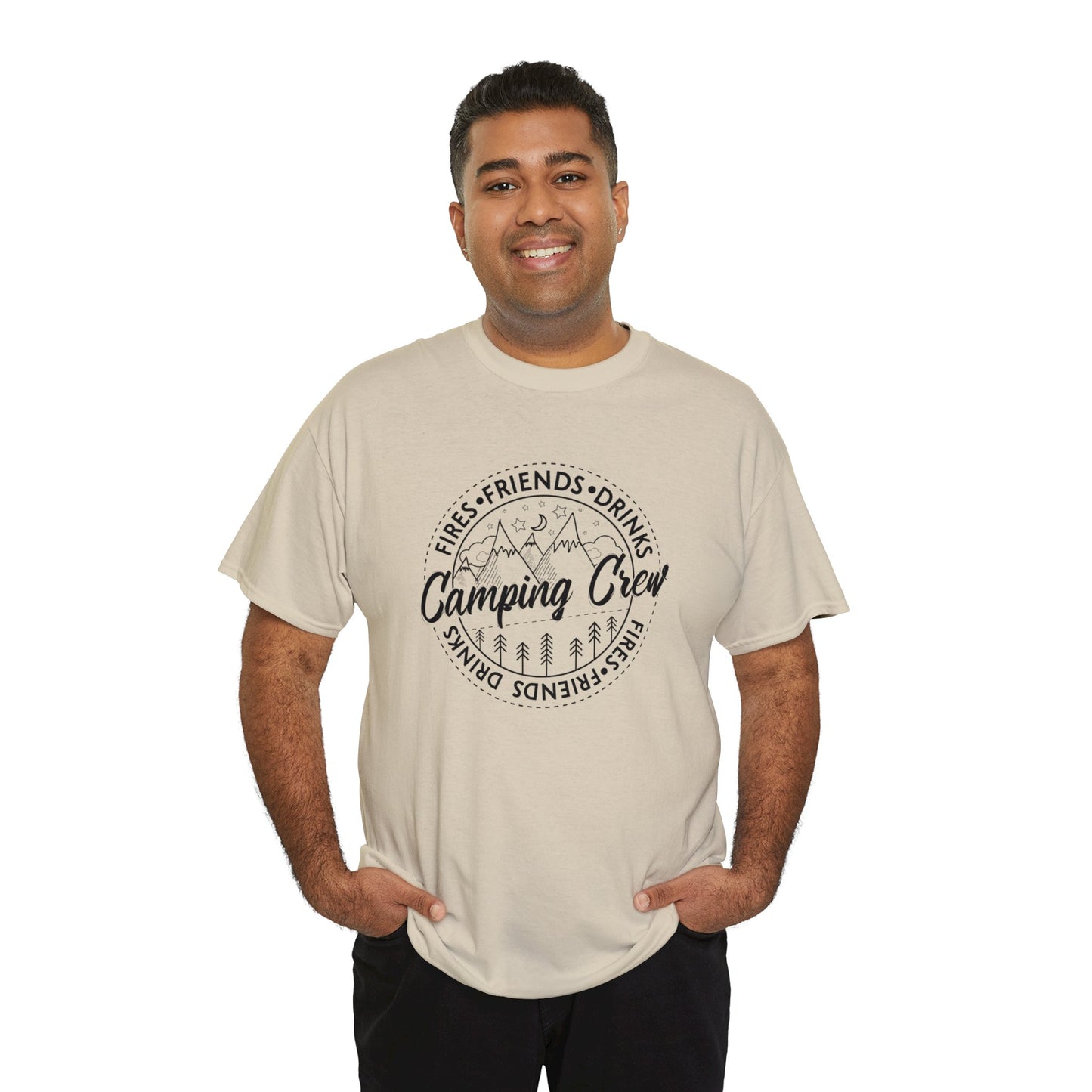 Camping Crew Unisex Heavy Cotton Tee