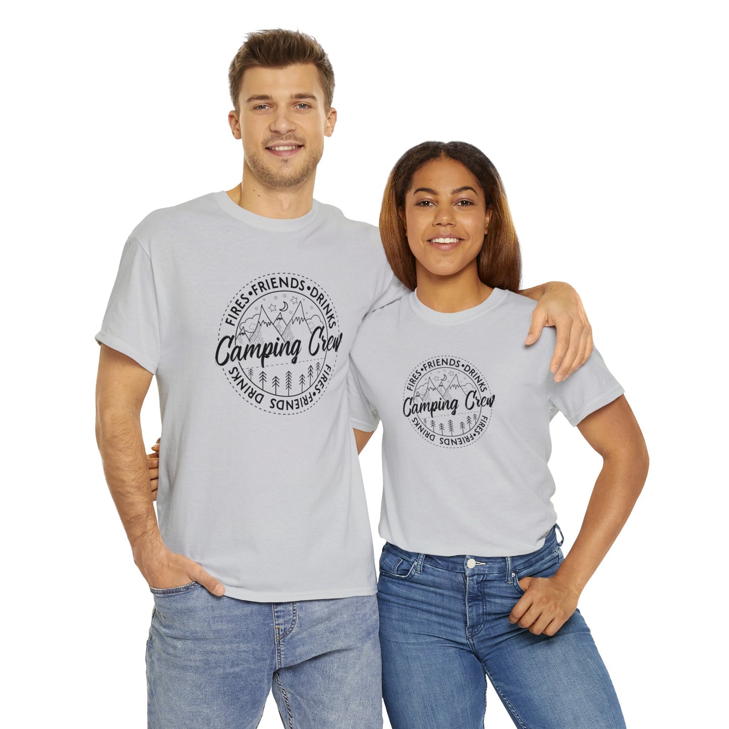 Camping Crew Unisex Heavy Cotton Tee