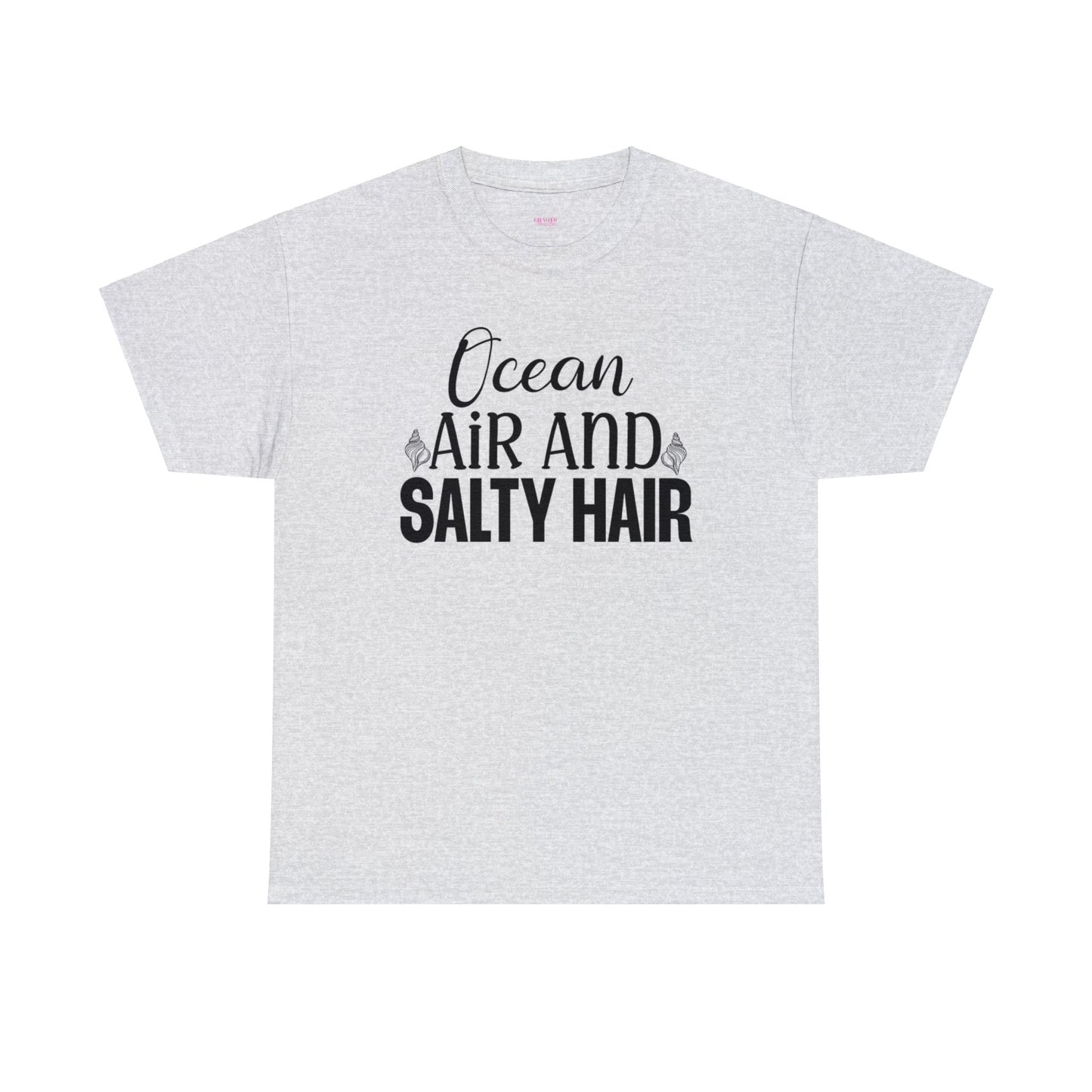 Ocean Air and Salty Hair Unisex Heavy Cotton Tee