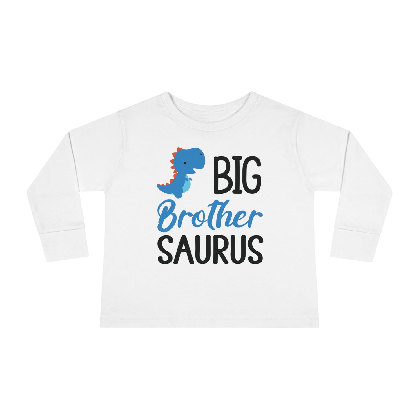 Big Brother Saurus Toddler Long Sleeve Tee