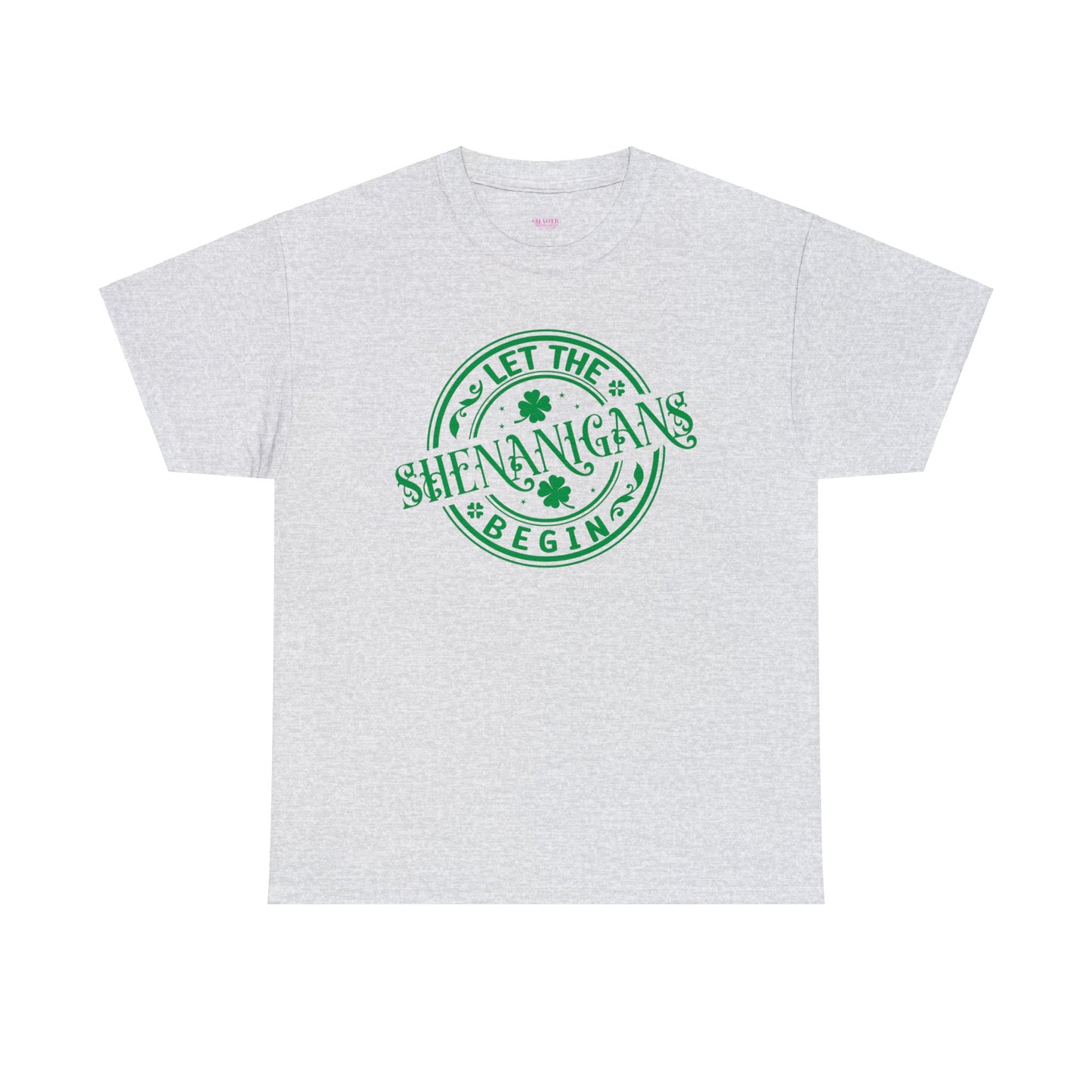 Let the Shenanigans Begin St Patricks Day Unisex Heavy Cotton Tee