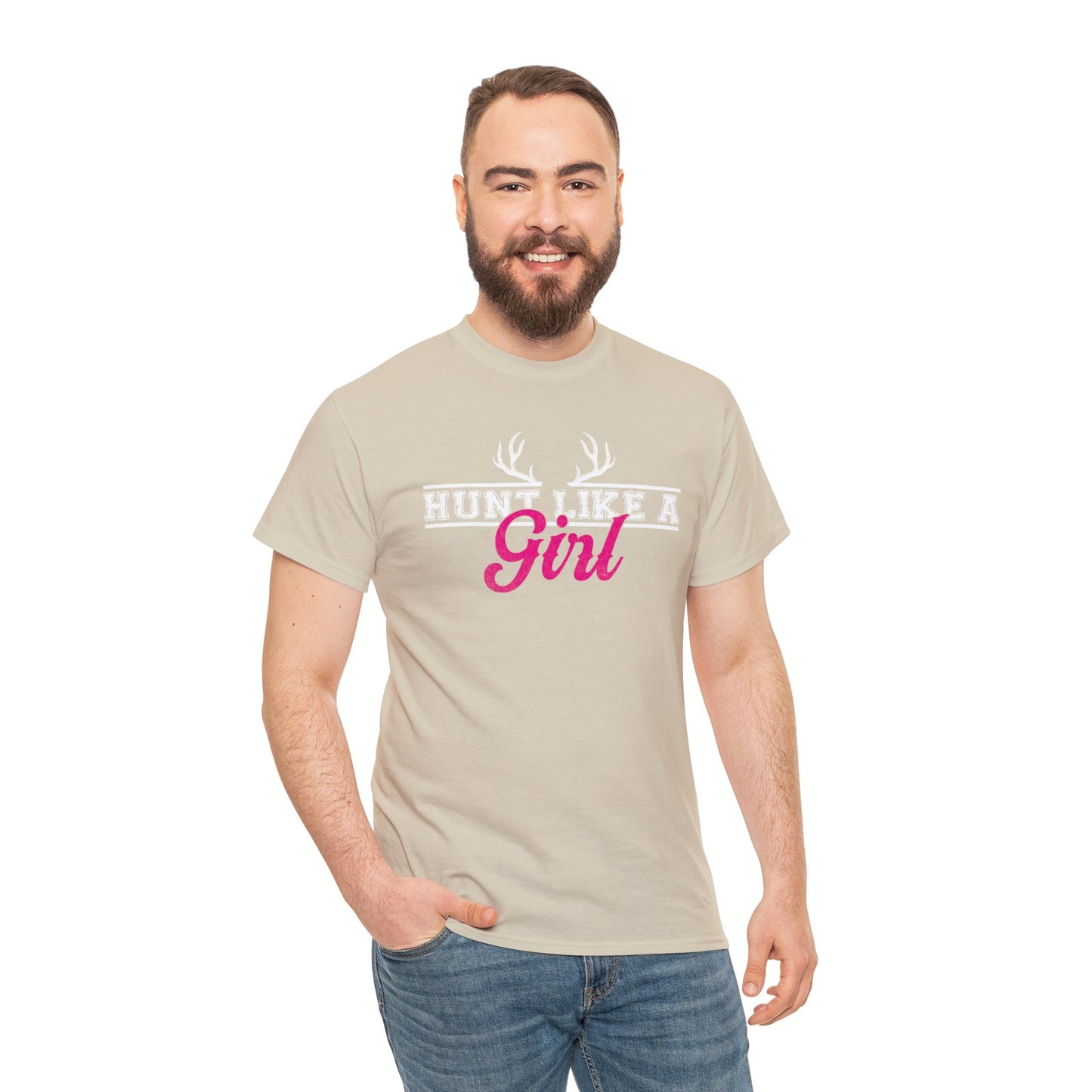 Hunt Like a Girl Unisex Heavy Cotton Tee
