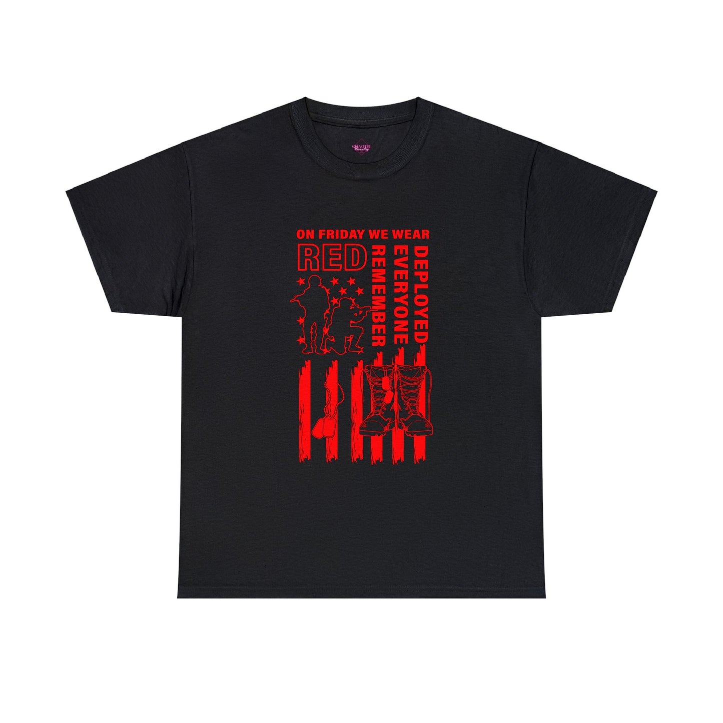 I Wear R.E.D. on Fridays Unisex Heavy Cotton Tee