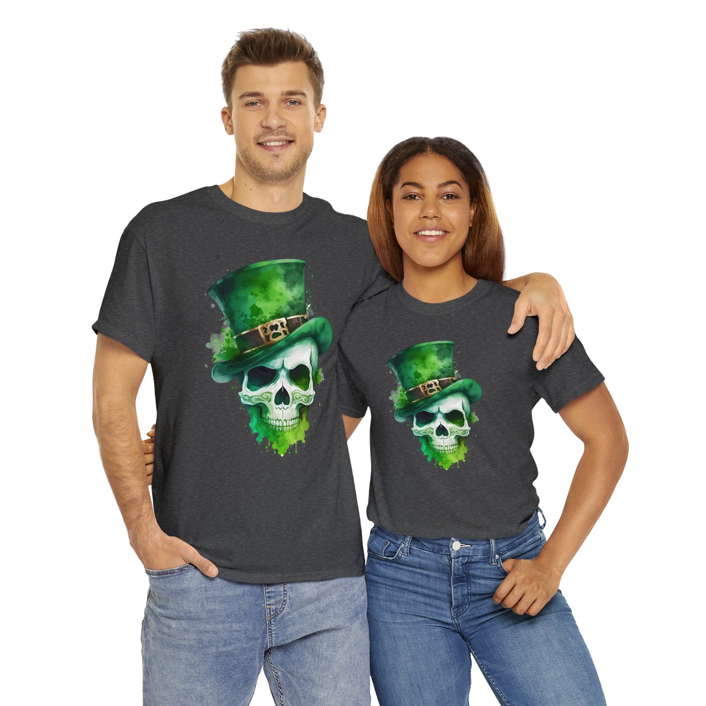 St. Patty's Skull Unisex Heavy Cotton Tee