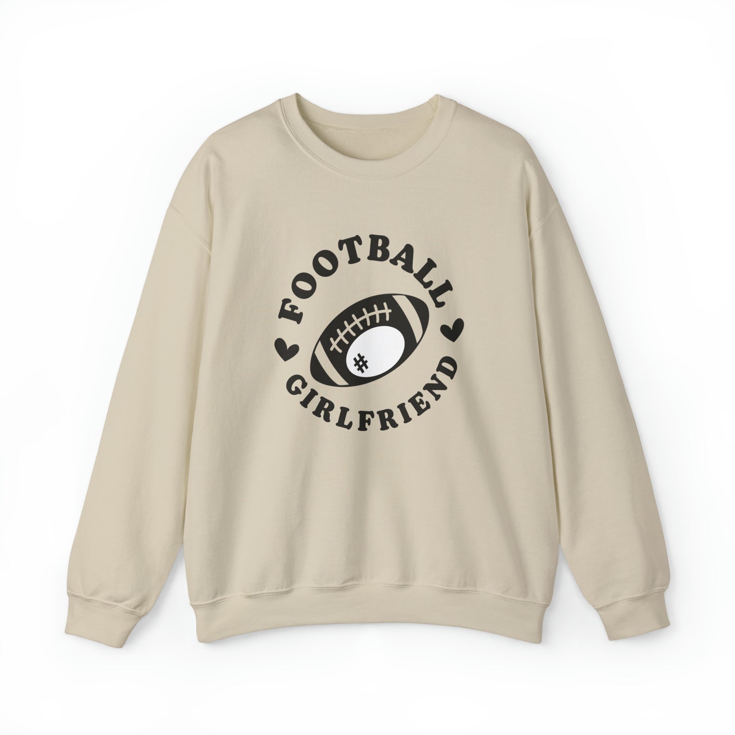 Football Girlfriend Unisex Heavy Blend™ Crewneck Sweatshirt