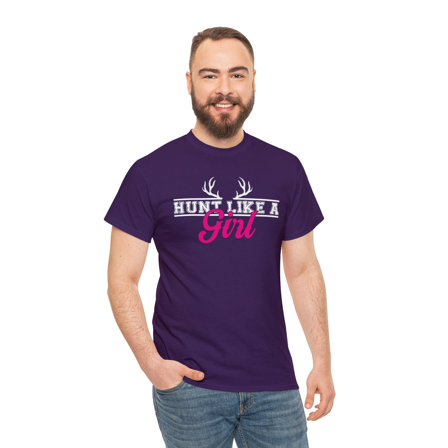 Hunt Like a Girl Unisex Heavy Cotton Tee