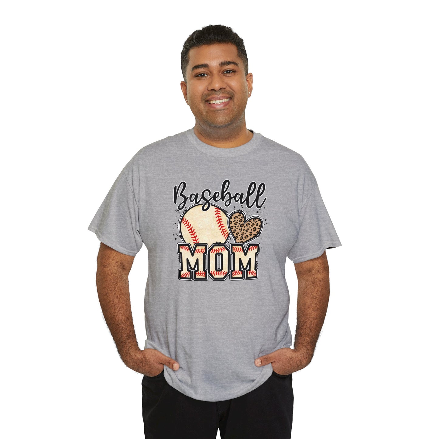 Baseball MOM shirt Unisex Heavy Cotton Tee