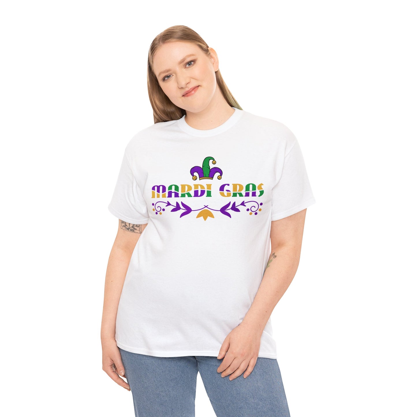 Mari Gras T-Shirt Unisex Heavy Cotton Tee