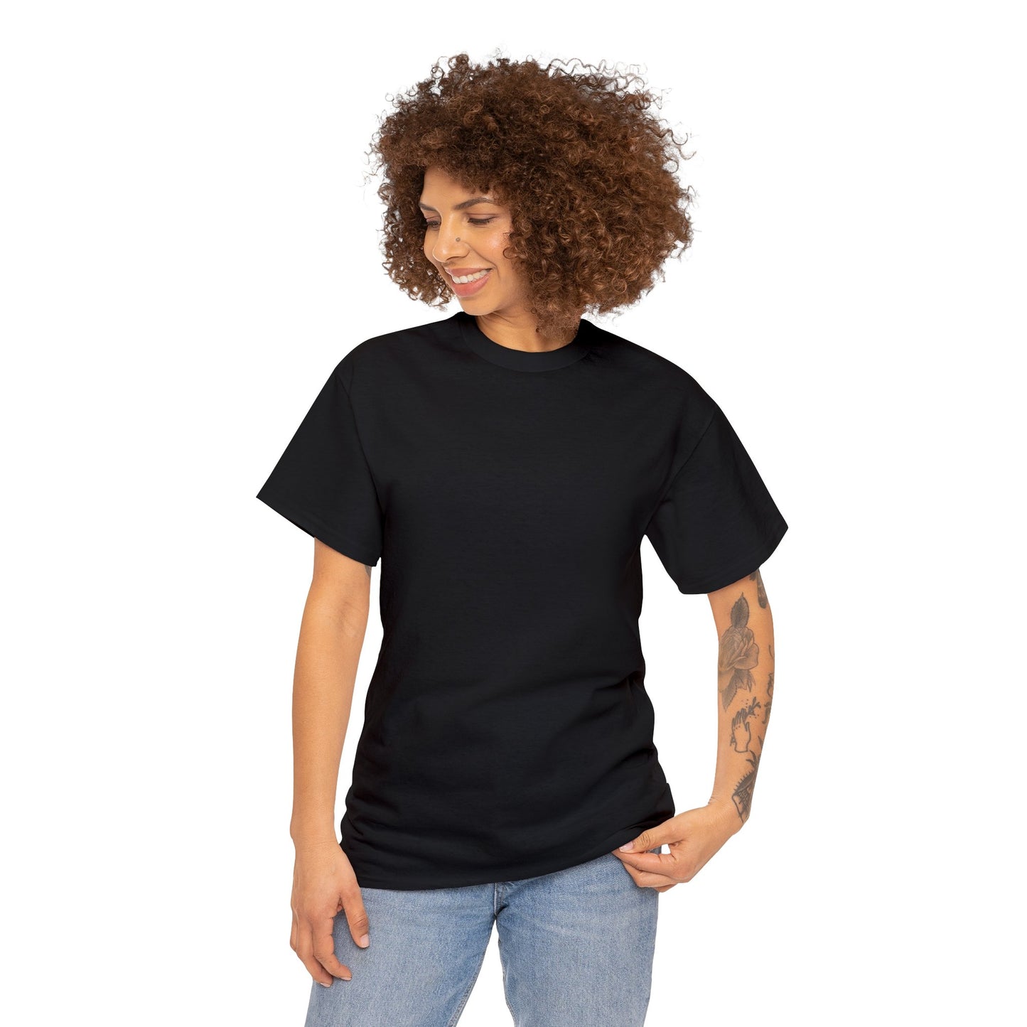 Firefighter Honor: Honoring The Past Protecting The Future (on back) Unisex Heavy Cotton Tee