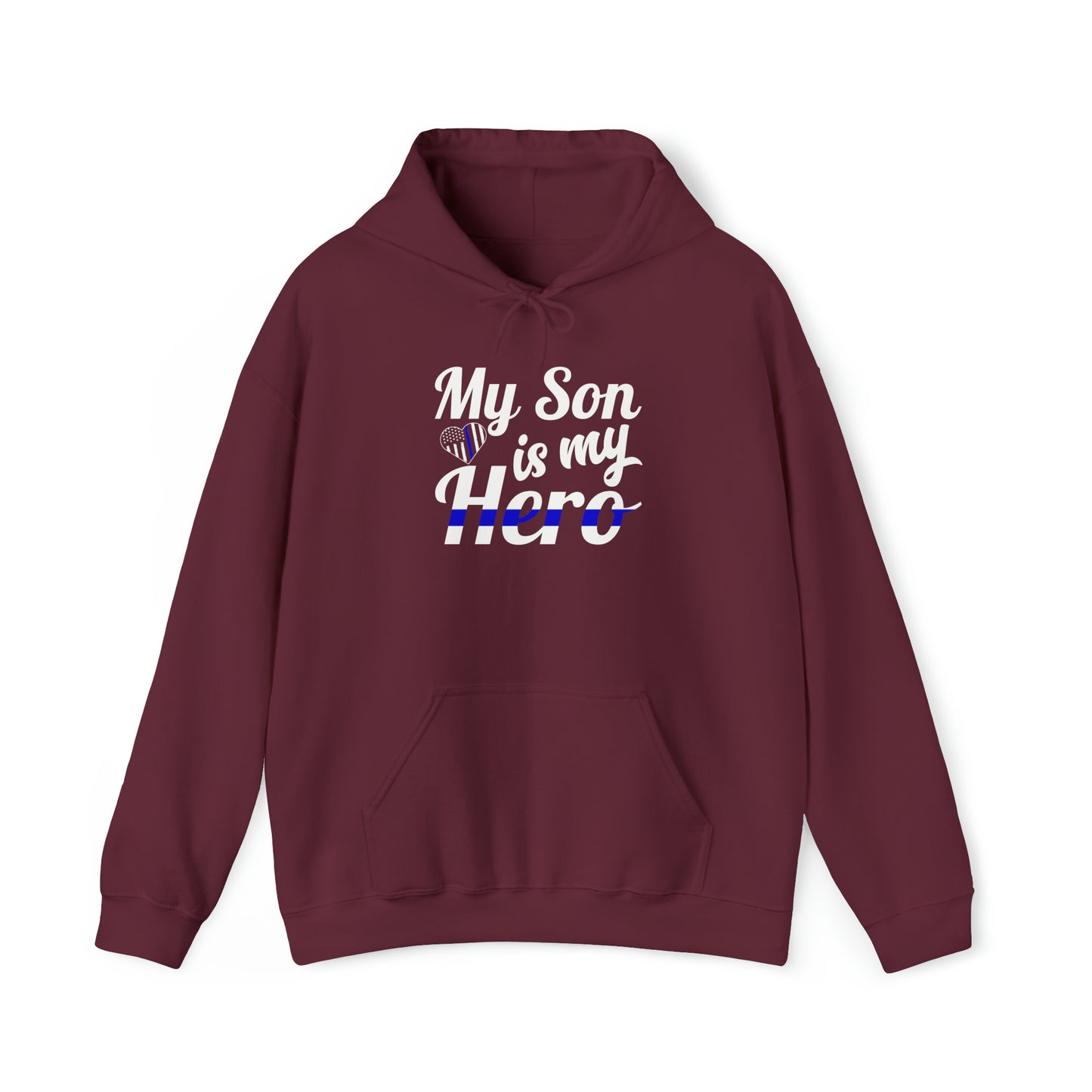 My Son My Hero Police Unisex Heavy Blend™ Hooded Sweatshirt