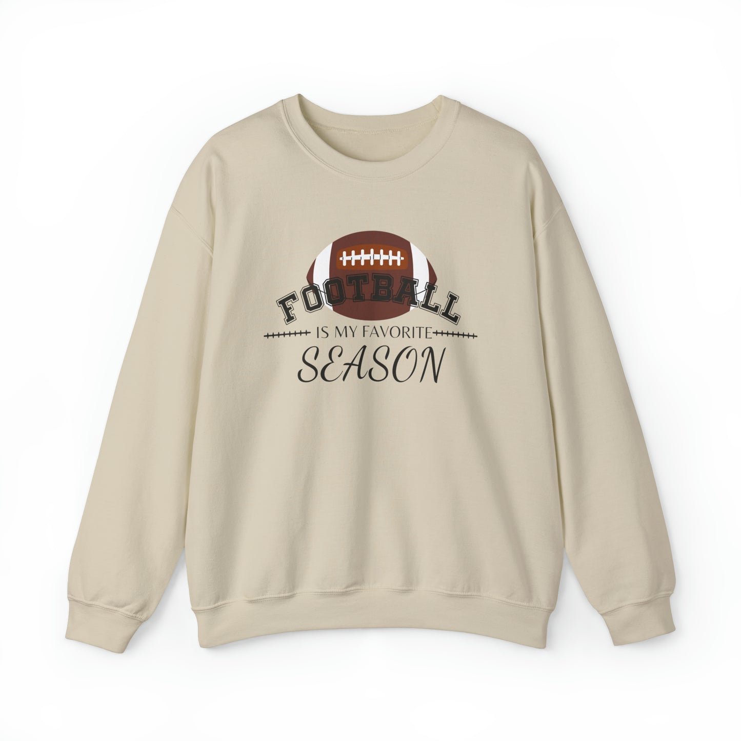 Football is My Favorite Season Unisex Heavy Blend™ Crewneck Sweatshirt