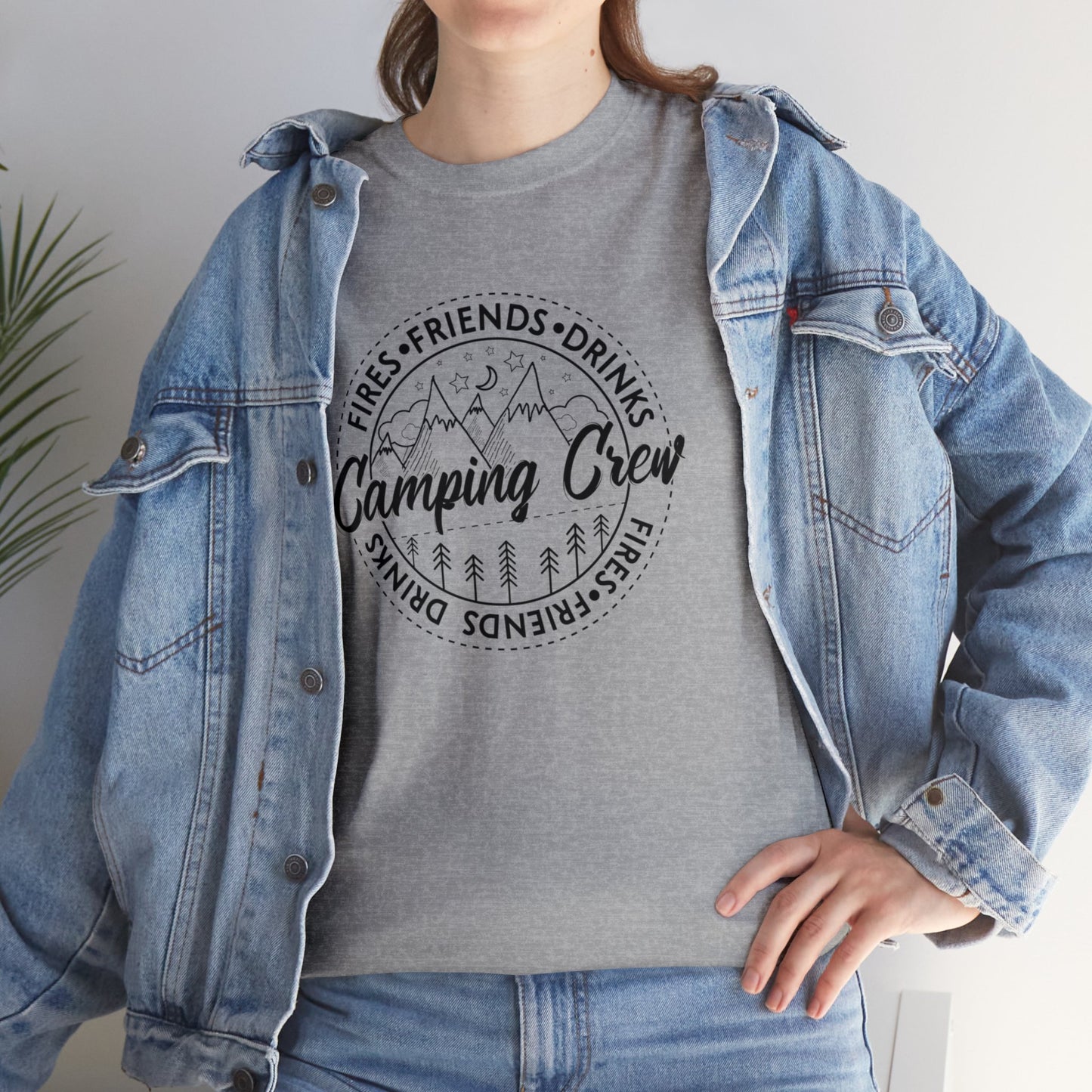 Camping Crew Unisex Heavy Cotton Tee