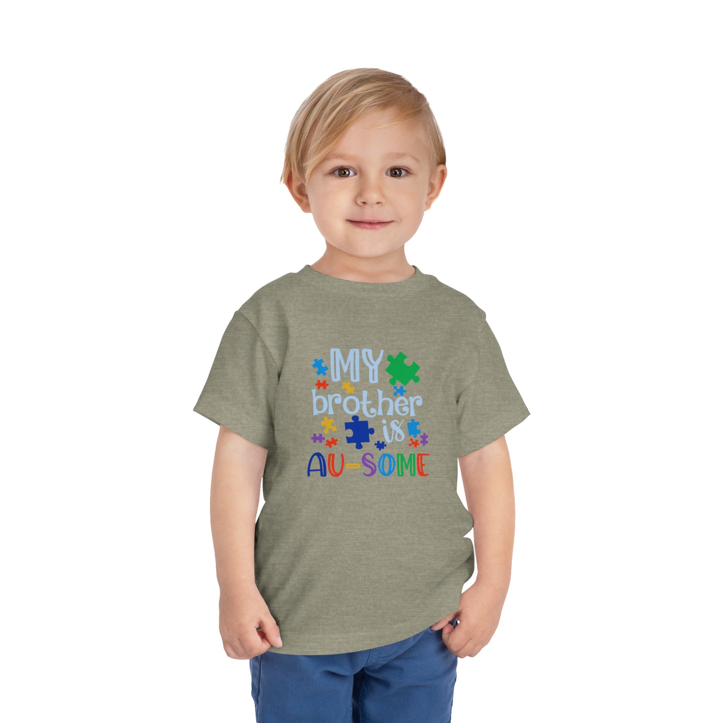 My Brother Is Au-some Toddler Short Sleeve Tee