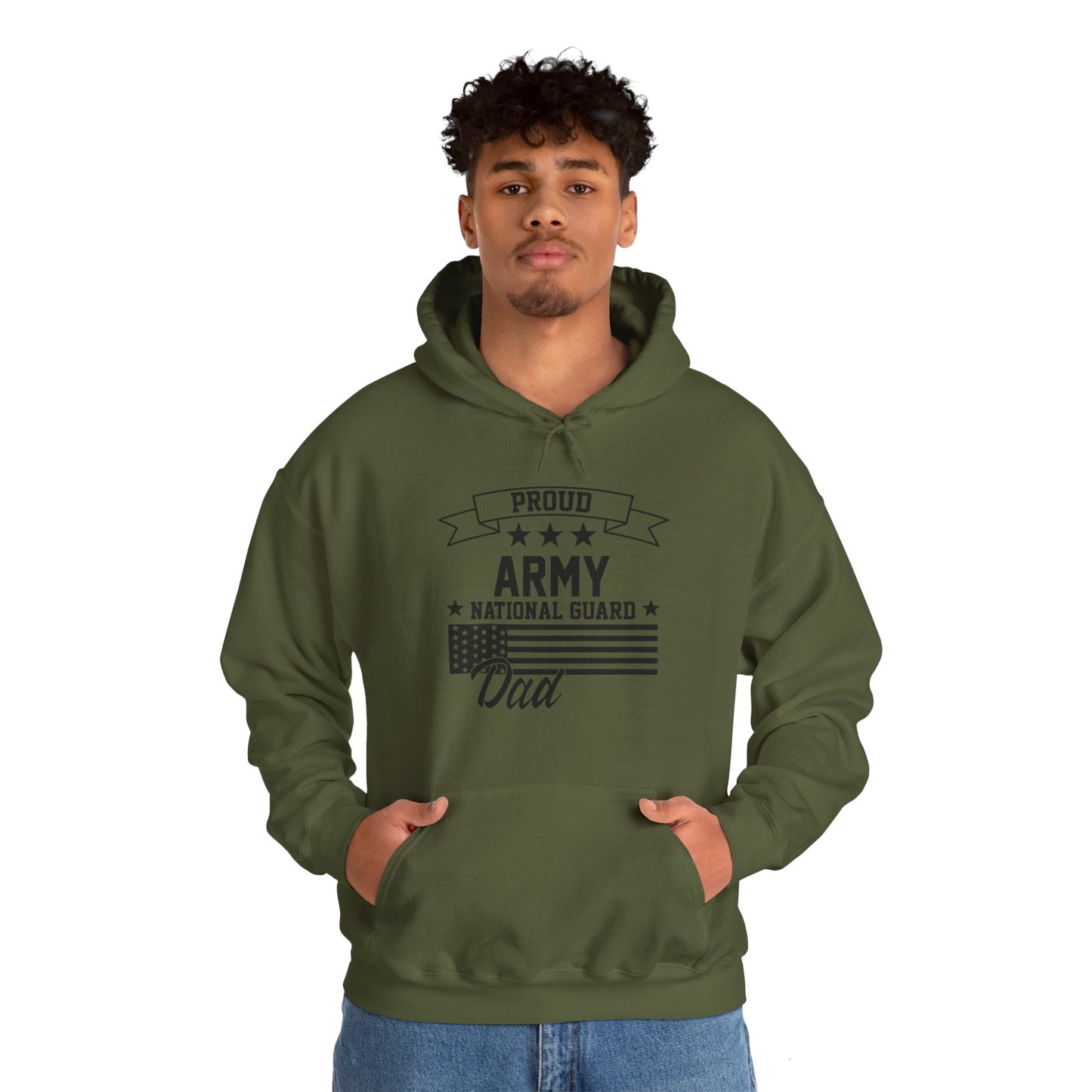 Proud Army National Guard DAD Unisex Heavy Blend™ Hooded Sweatshirt