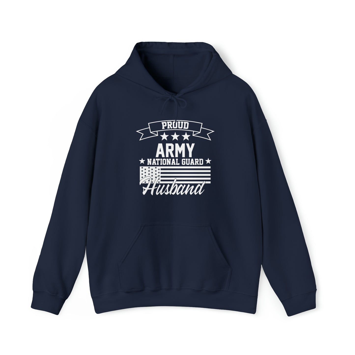 Proud Army National Guard Husband Unisex Heavy Blend™ Hooded Sweatshirt