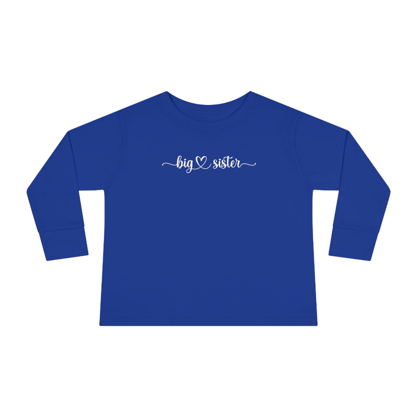 Big Sister Toddler Long Sleeve Tee