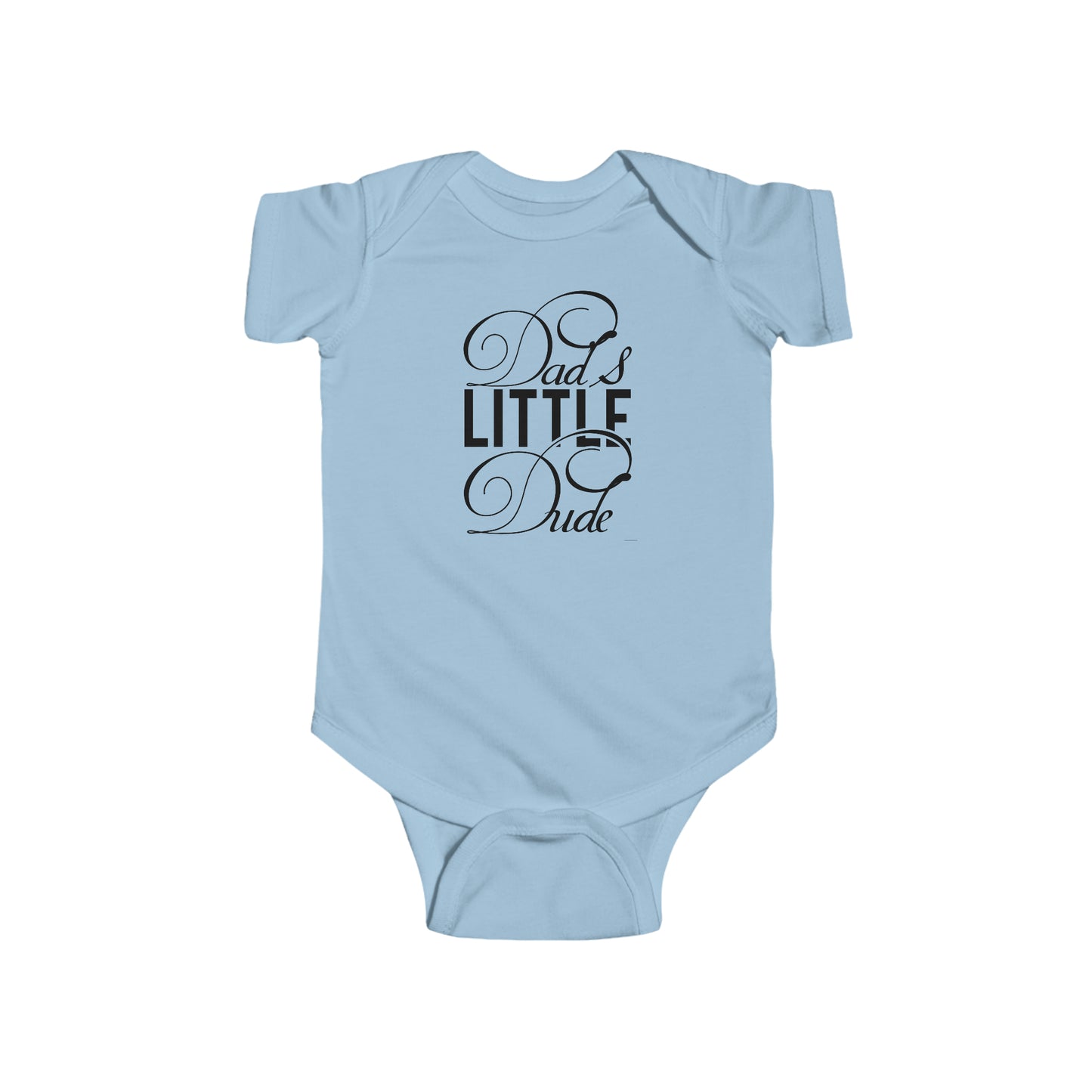 Daddys Little Dude Infant Fine Jersey Bodysuit