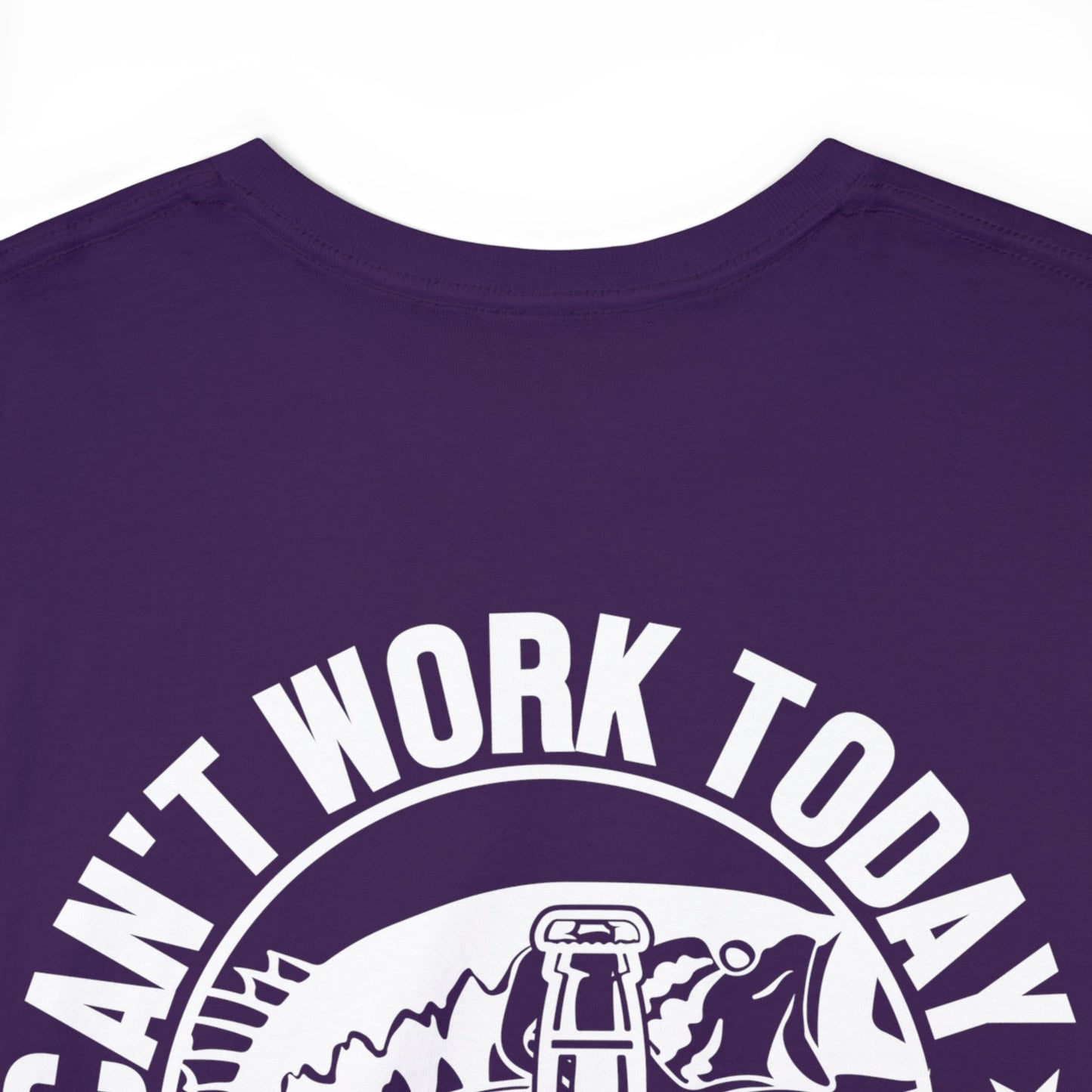 Cant Work Today My Arm Is In A Cast Unisex Heavy Cotton Tee