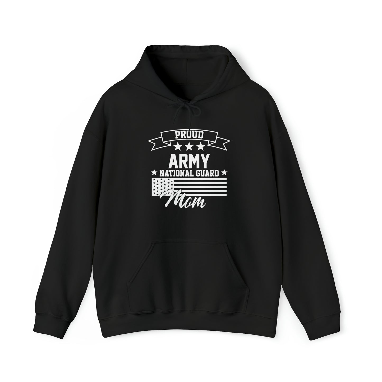 Proud Army National Guard MOM Unisex Heavy Blend™ Hooded Sweatshirt