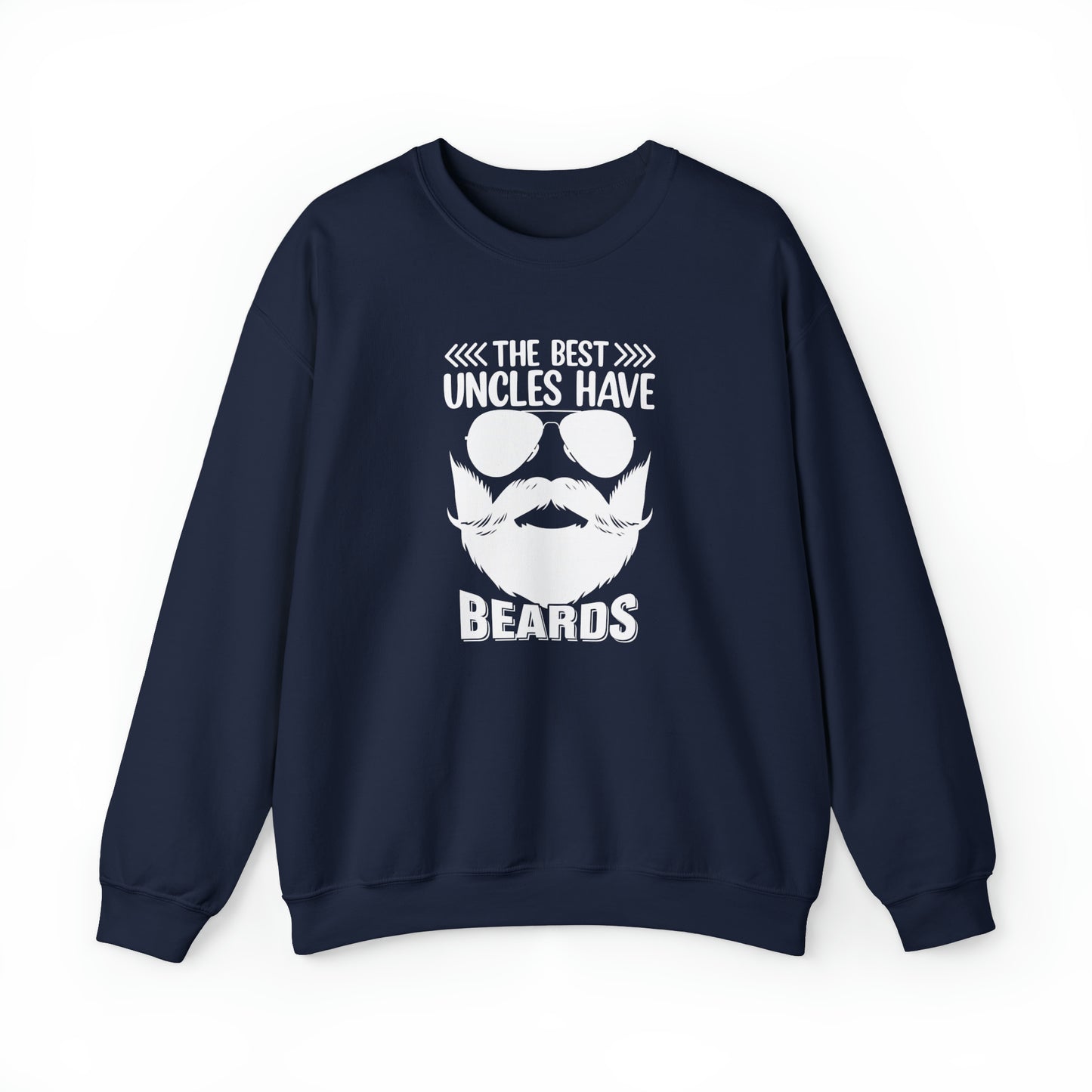 The Best Uncles Have Beards Unisex Heavy Blend™ Crewneck Sweatshirt