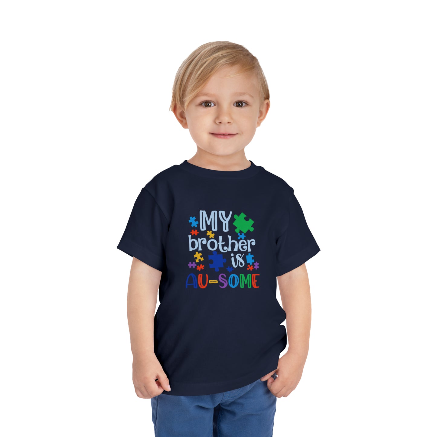 My Brother Is Au-some Toddler Short Sleeve Tee