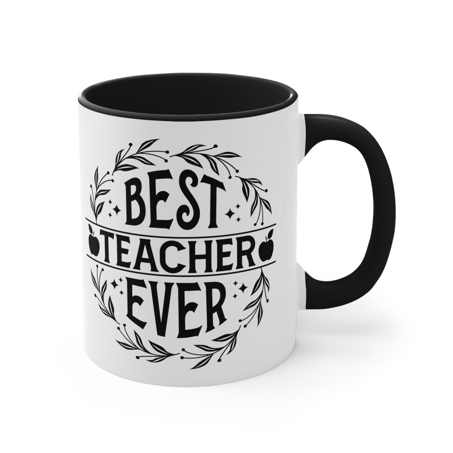 Best Teacher Ever Accent Coffee Mug, 11oz