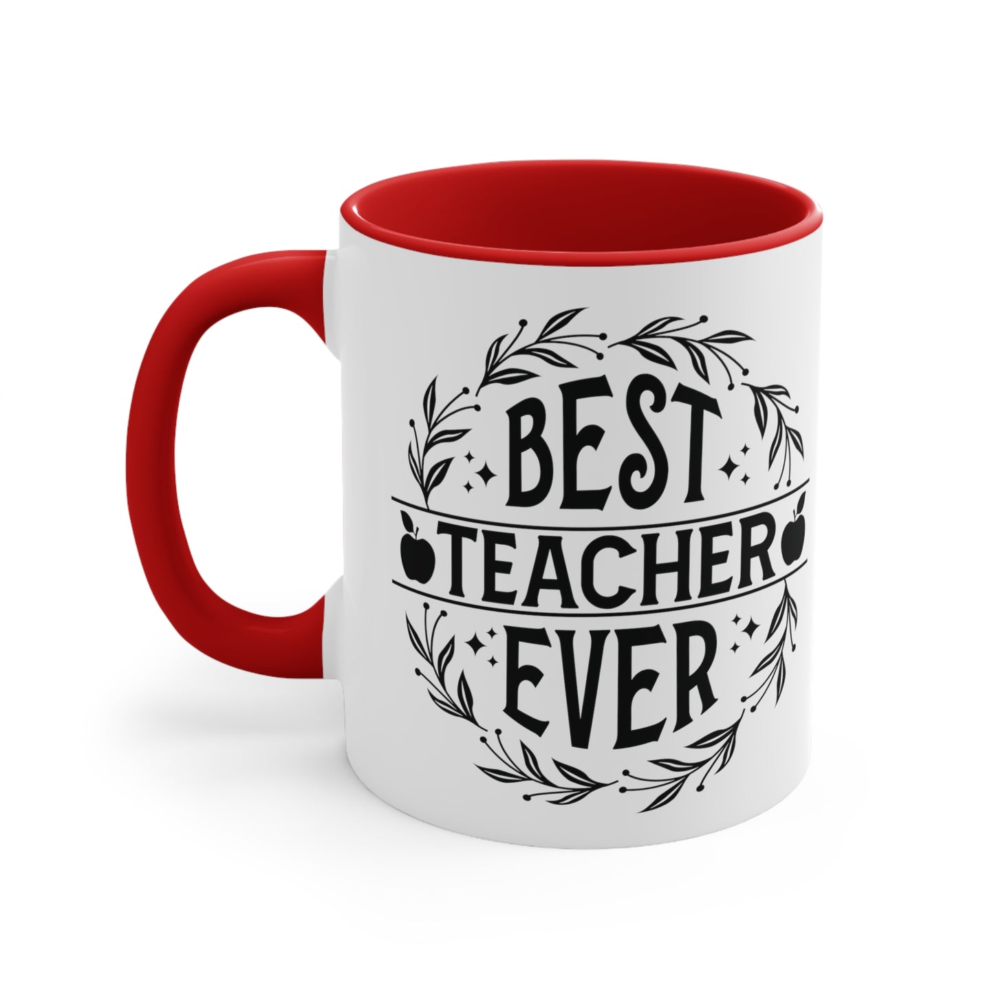 Best Teacher Ever Accent Coffee Mug, 11oz
